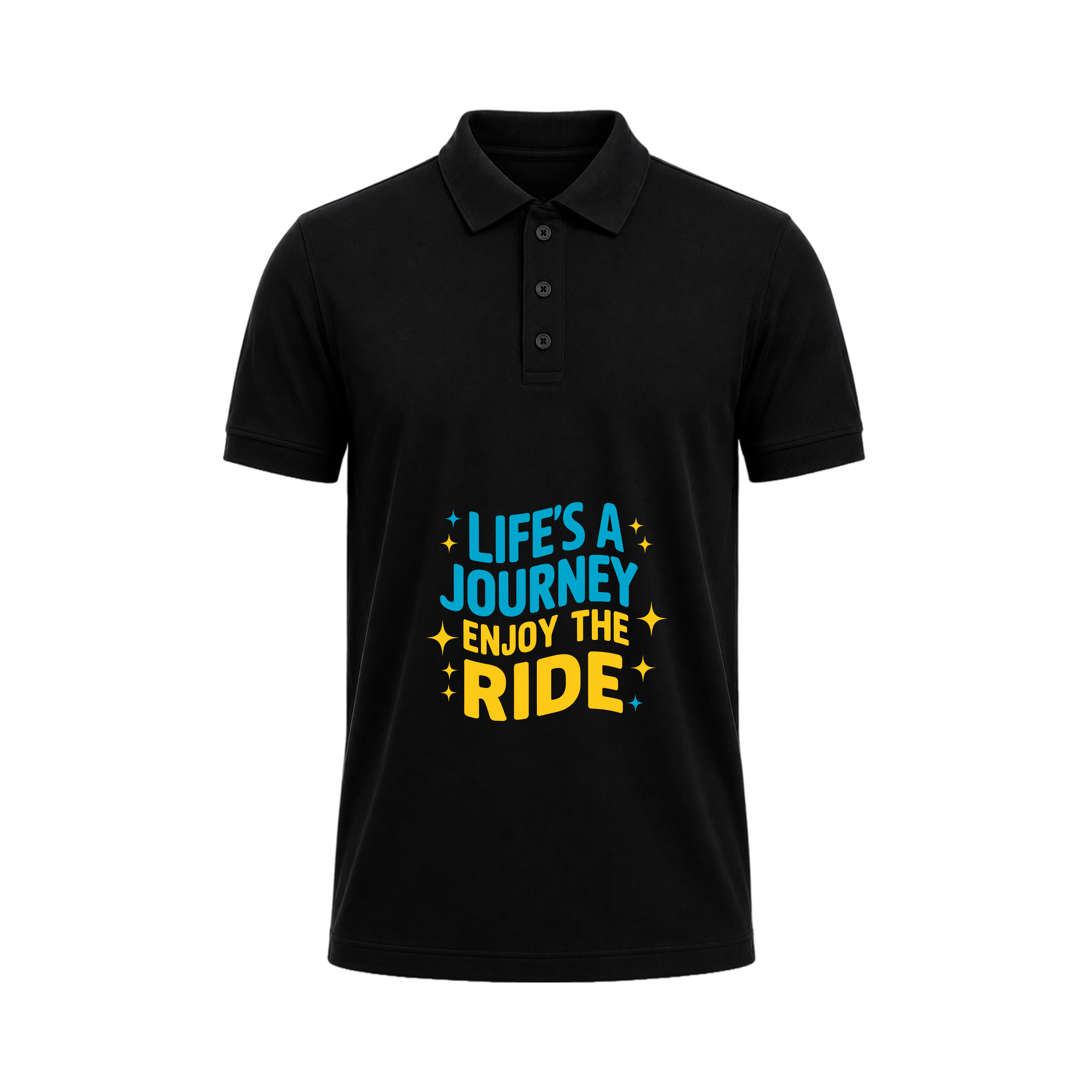 SIIEGE Life’s A Journey Polo T-Shirt For Men
