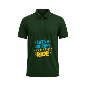 SIIEGE Life’s A Journey Polo T-Shirt For Men