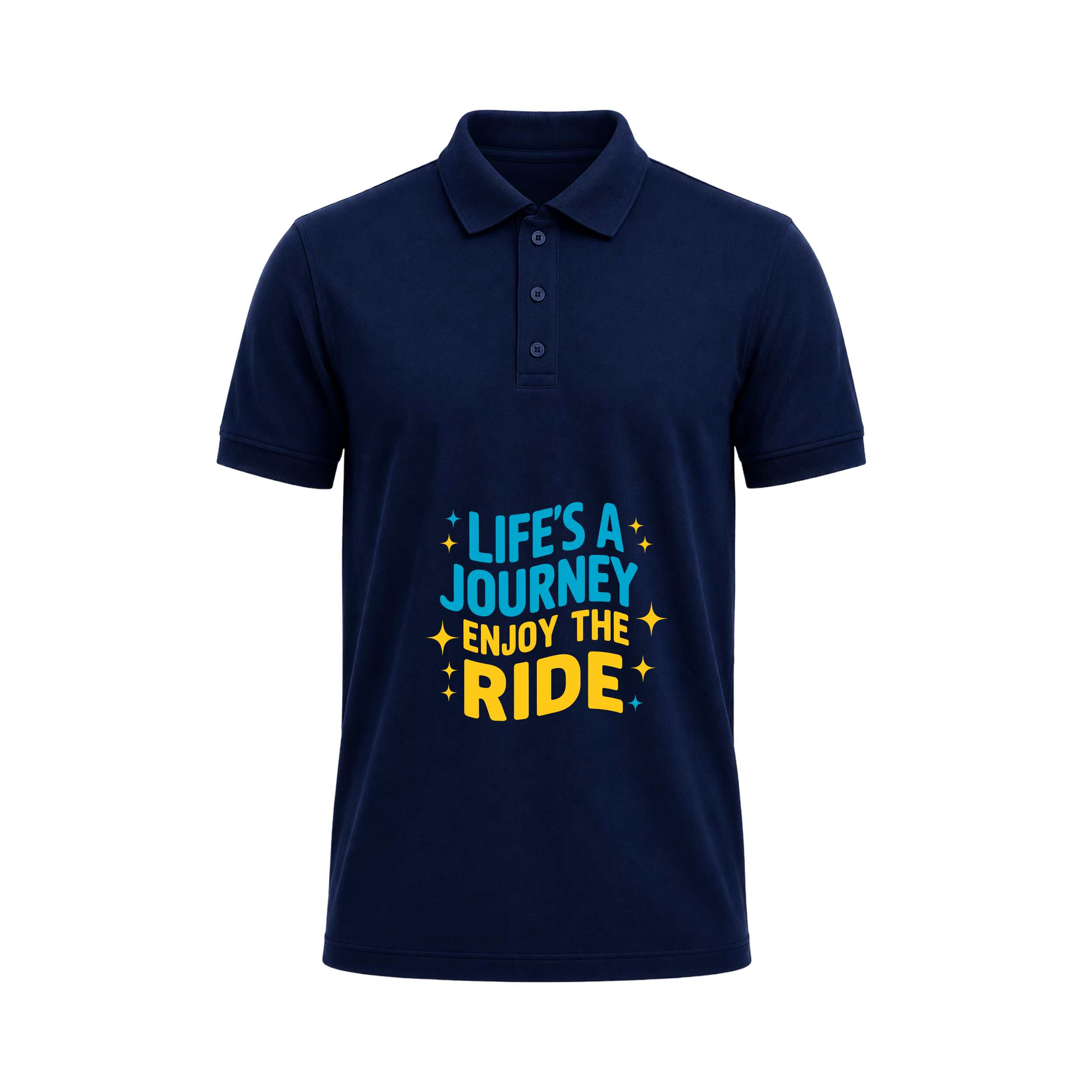 SIIEGE Life’s A Journey Polo T-Shirt For Men