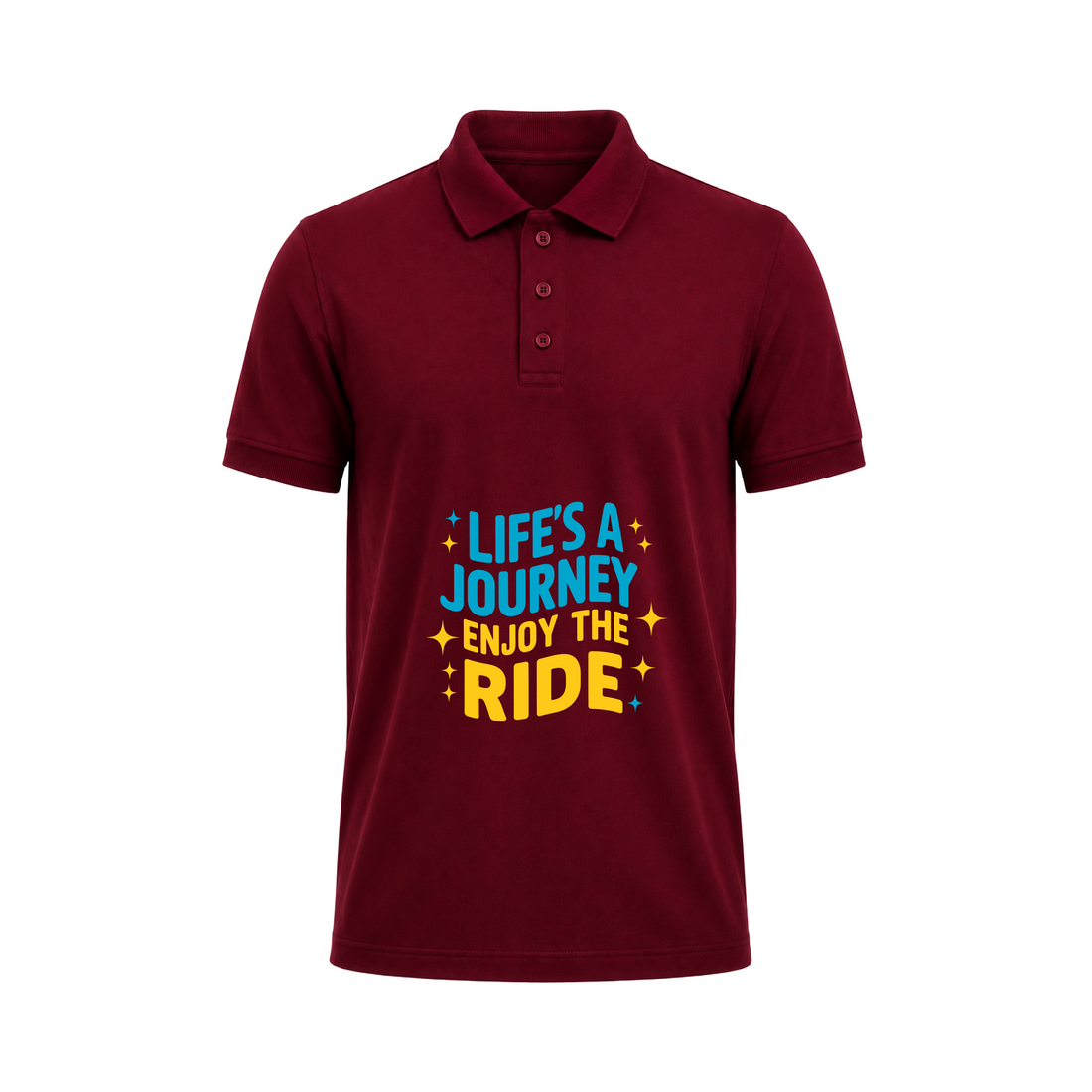 SIIEGE Life’s A Journey Polo T-Shirt For Men