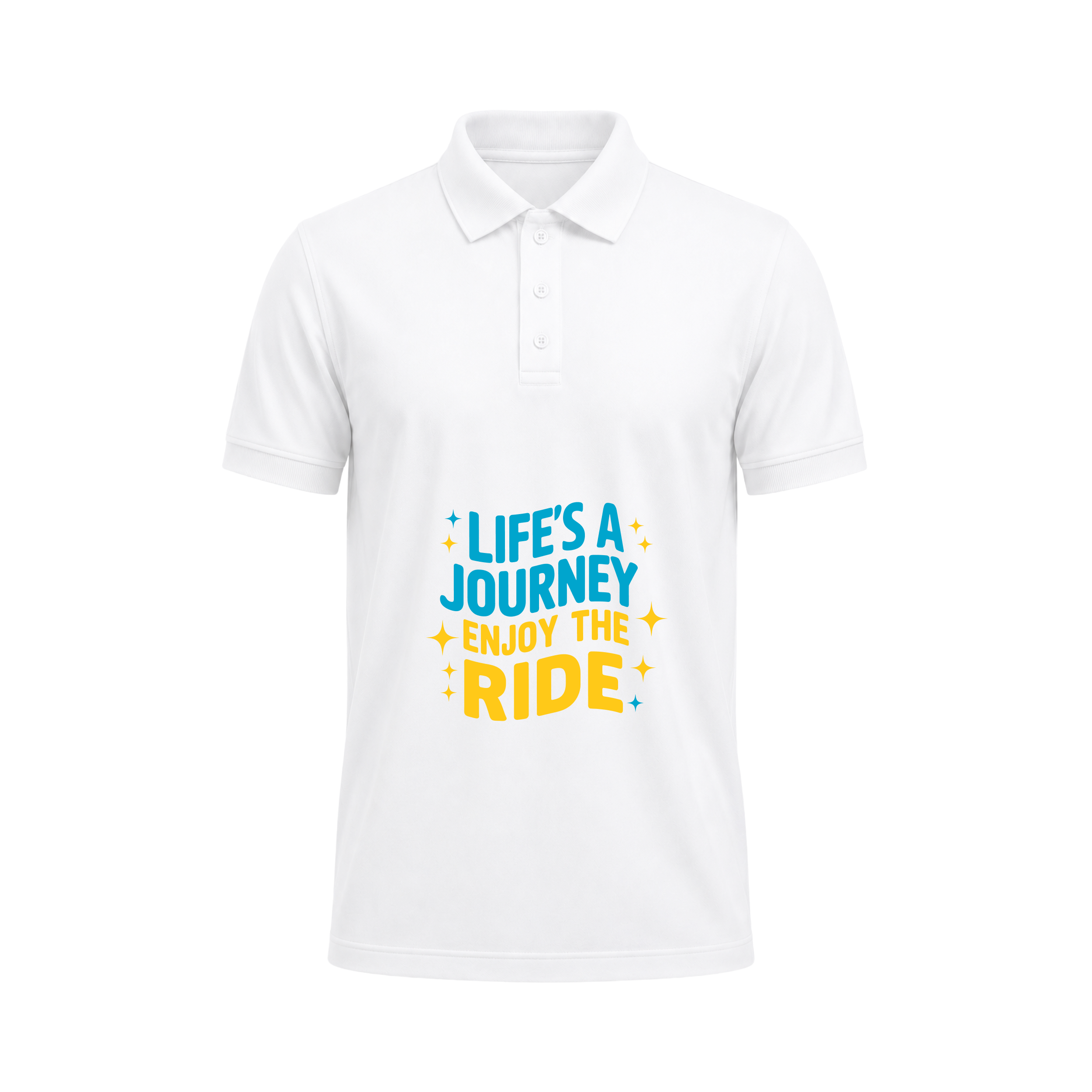 SIIEGE Life’s A Journey Polo T-Shirt For Men