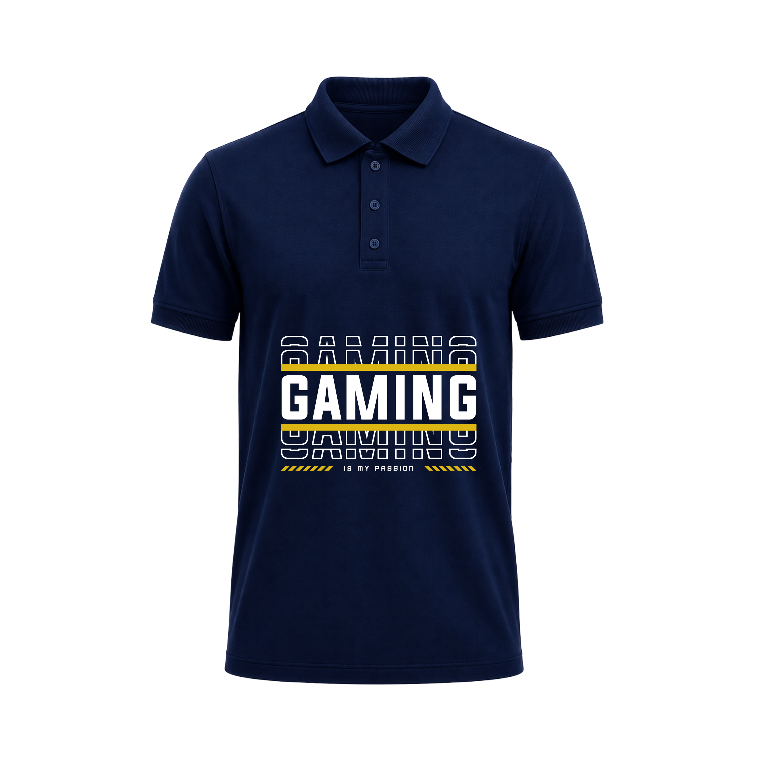SIIEGE Gaming Is My Passion Polo T-Shirt For Men