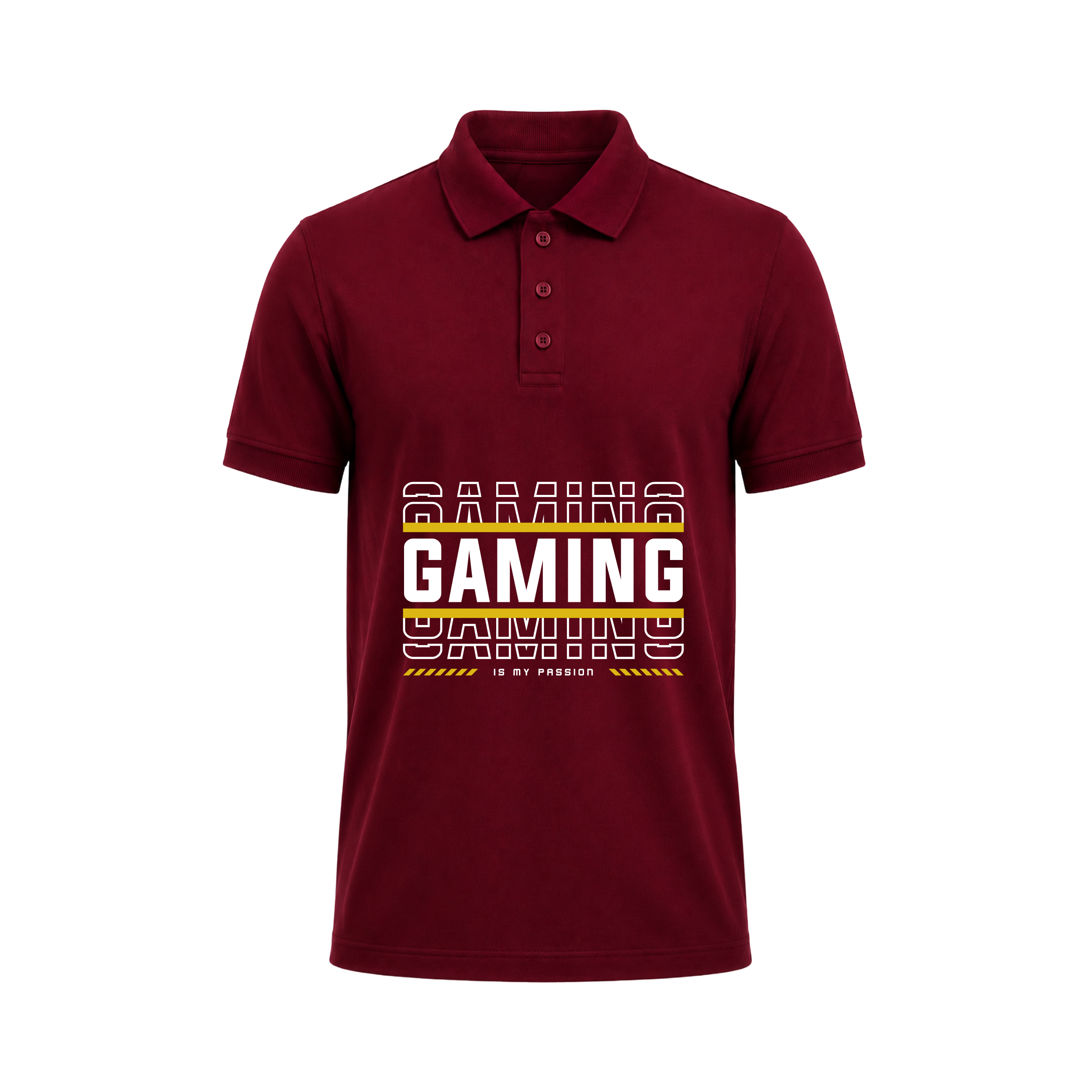 SIIEGE Gaming Is My Passion Polo T-Shirt For Men