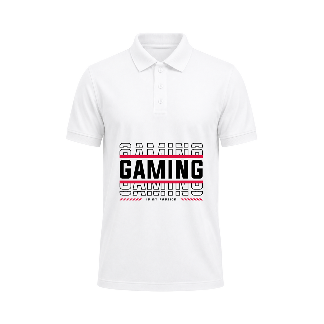 SIIEGE Gaming Is My Passion Polo T-Shirt For Men