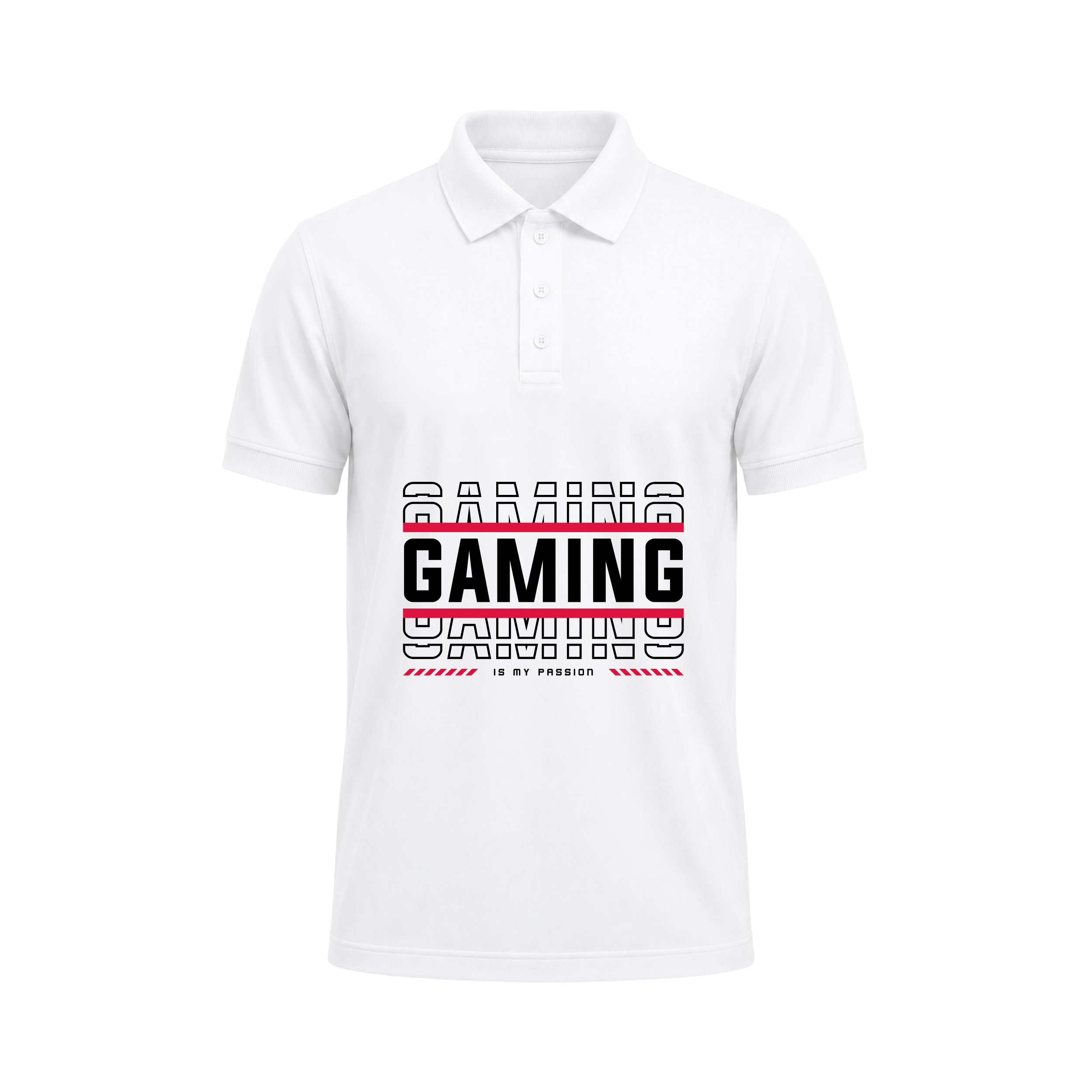 SIIEGE Gaming Is My Passion Polo T-Shirt For Men