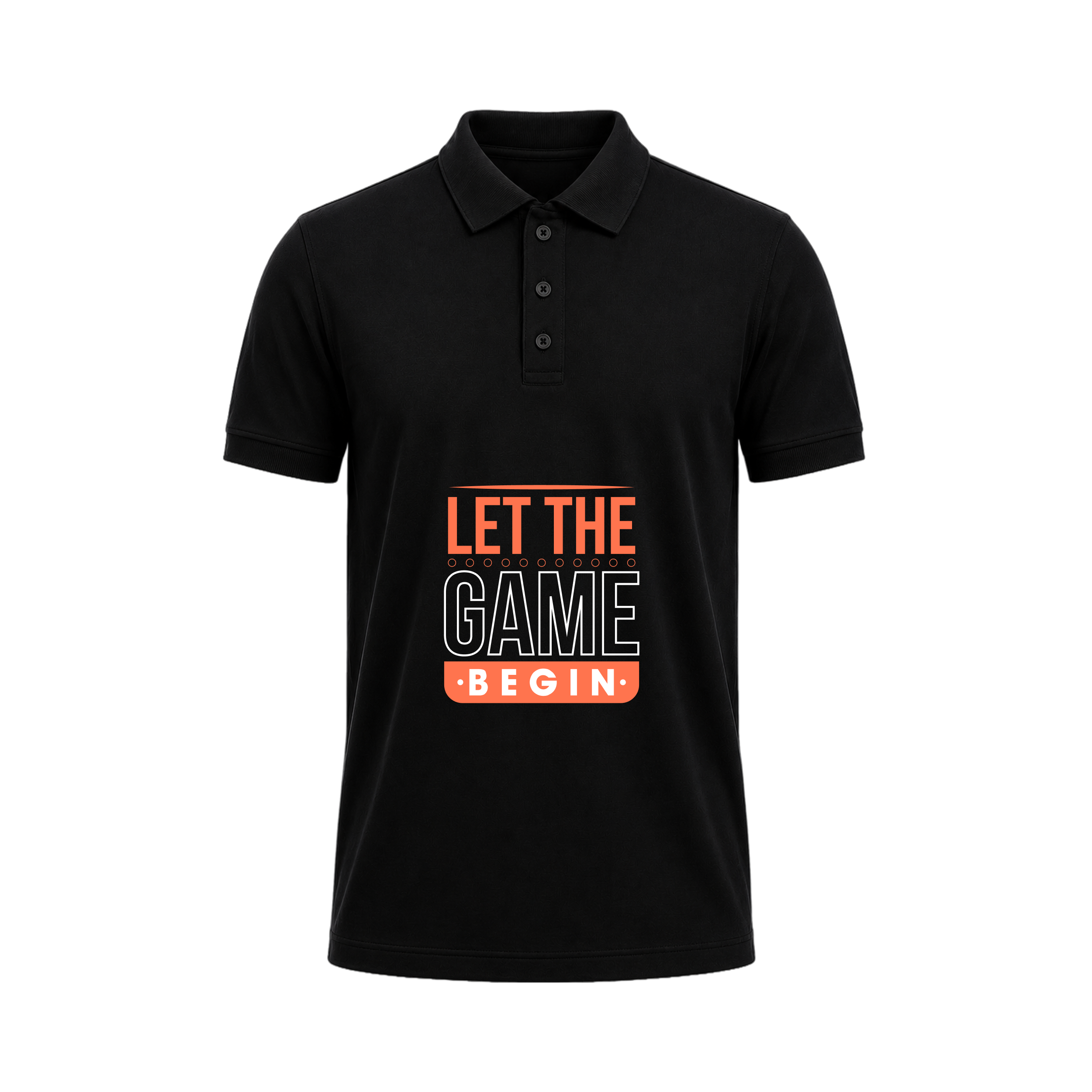 SIIEGE Let The Game Begin Polo T-Shirt For Men