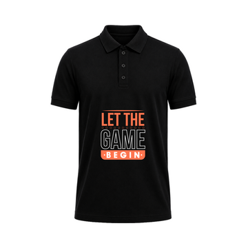 SIIEGE Let The Game Begin Polo T-Shirt For Men