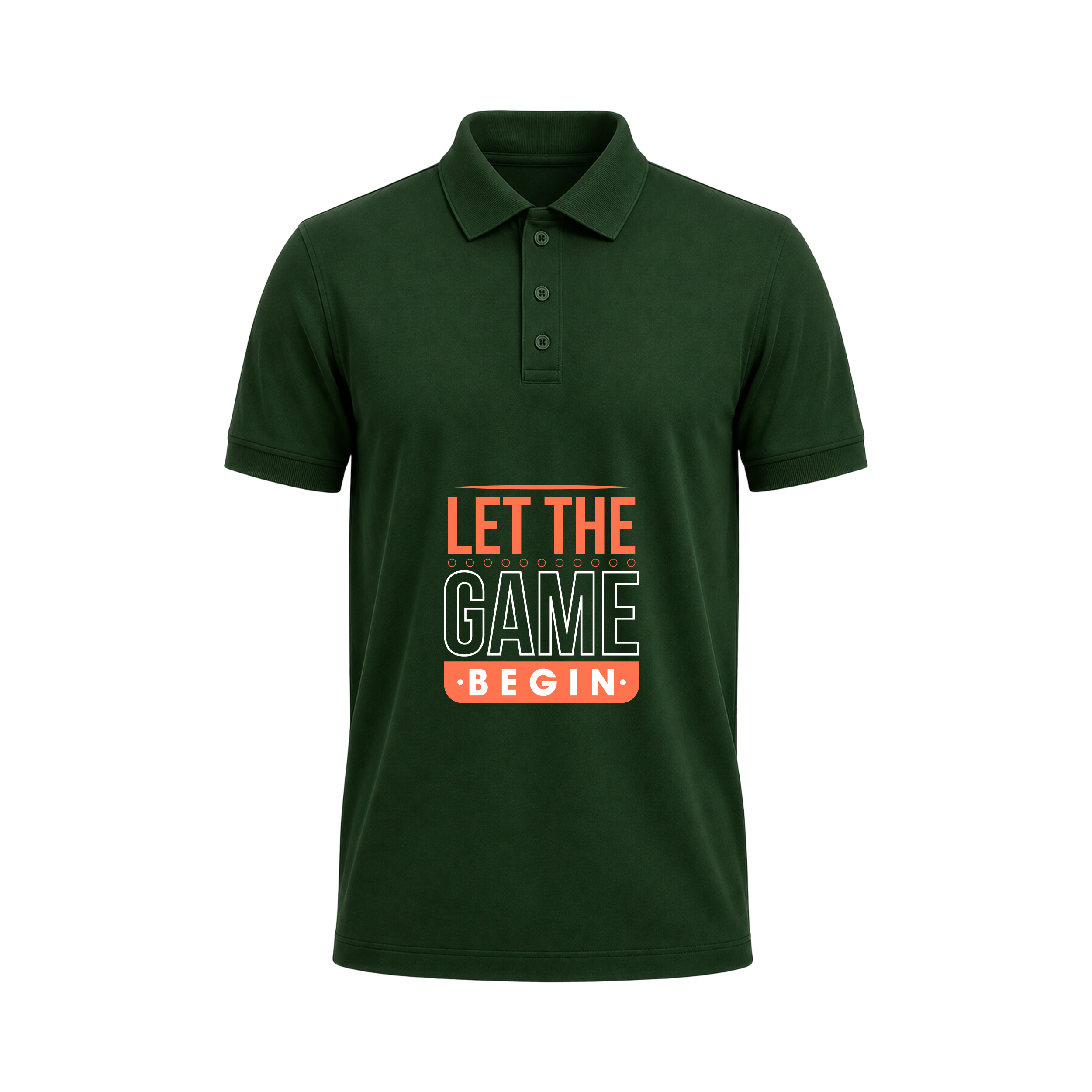 SIIEGE Let The Game Begin Polo T-Shirt For Men