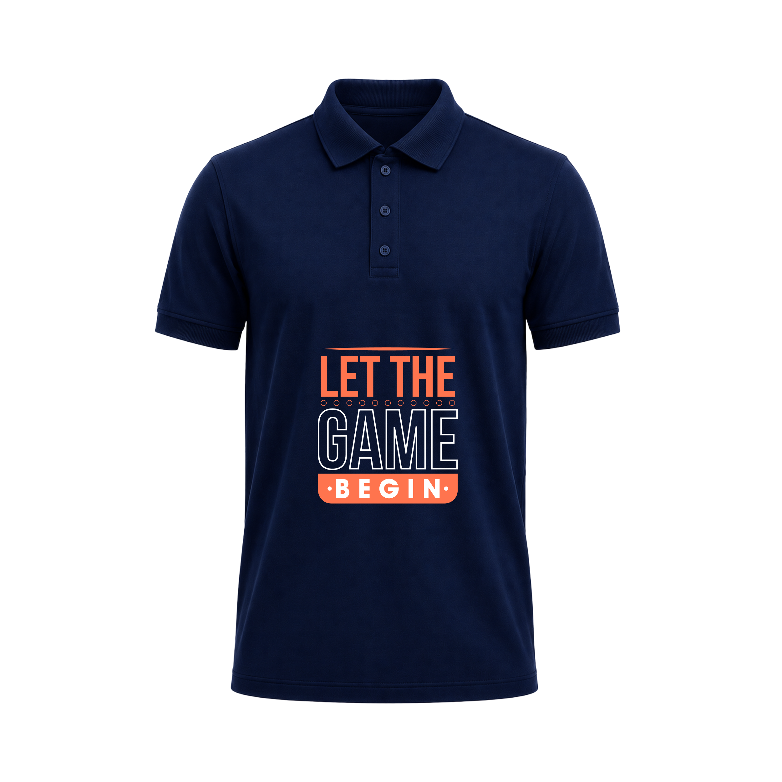 SIIEGE Let The Game Begin Polo T-Shirt For Men