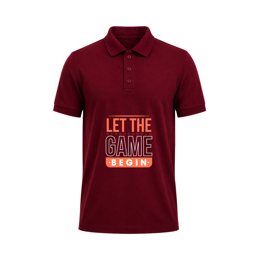 SIIEGE Let The Game Begin Polo T-Shirt For Men