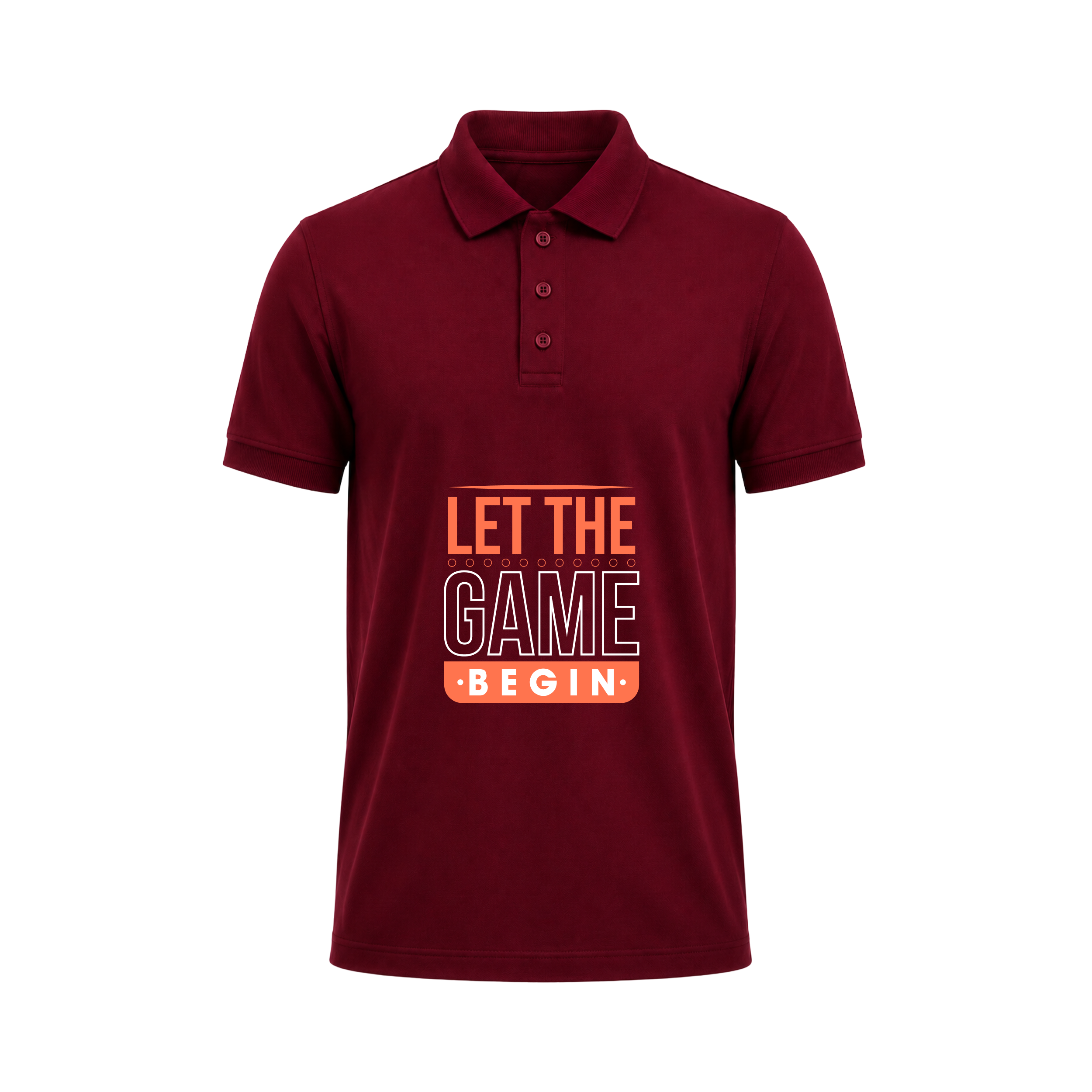 SIIEGE Let The Game Begin Polo T-Shirt For Men