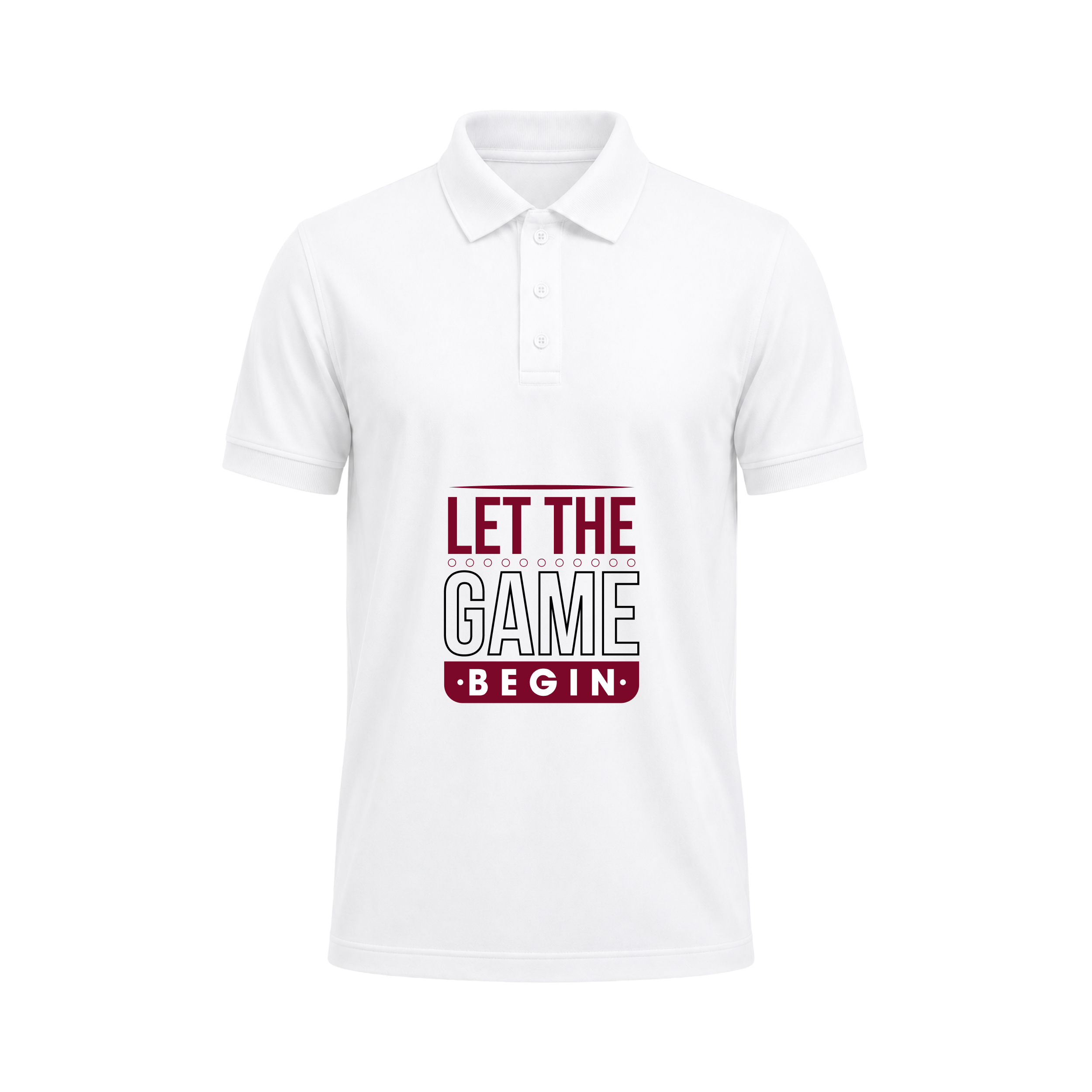 SIIEGE Let The Game Begin Polo T-Shirt For Men