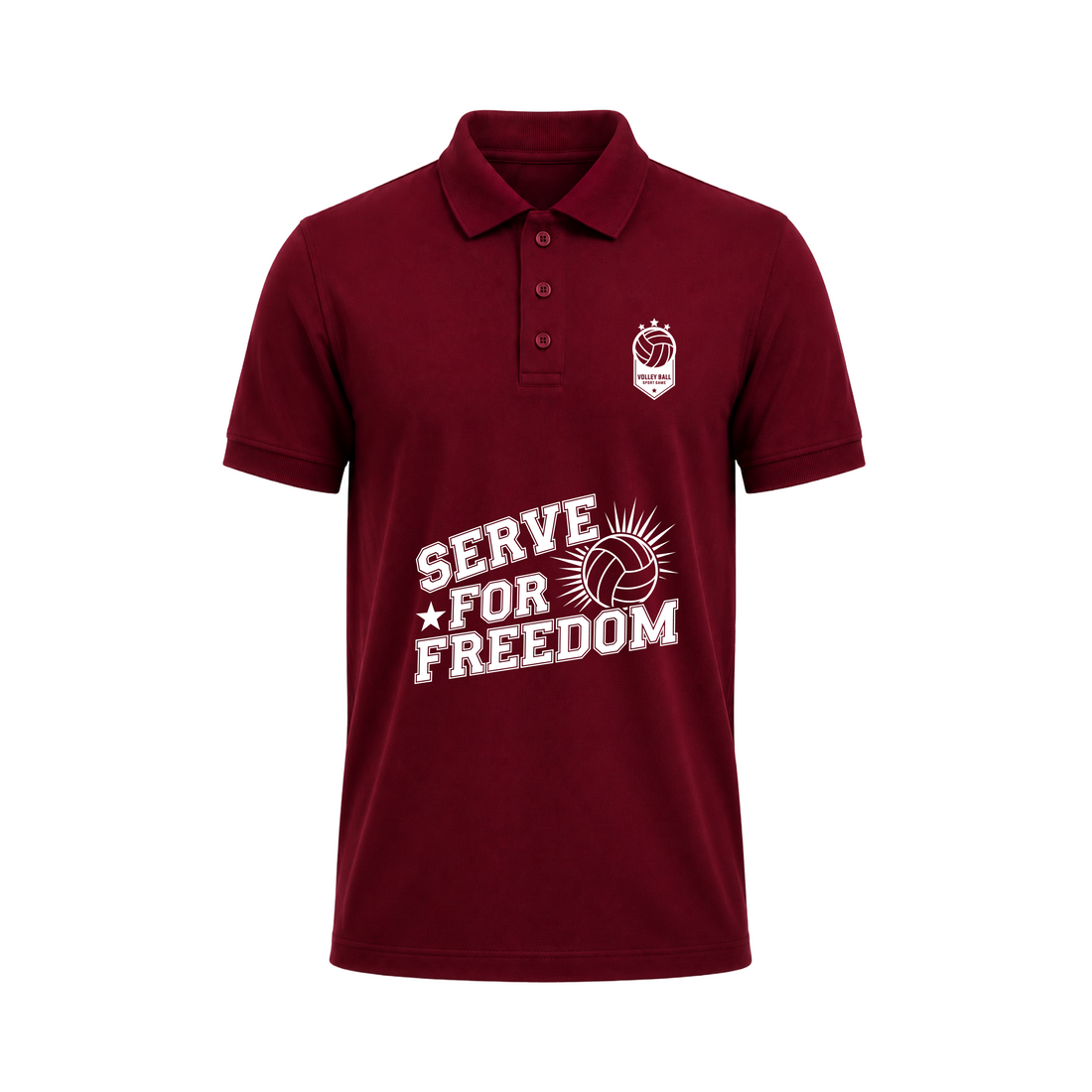 SIIEGE Serve For Freedom Polo T-Shirt For Men