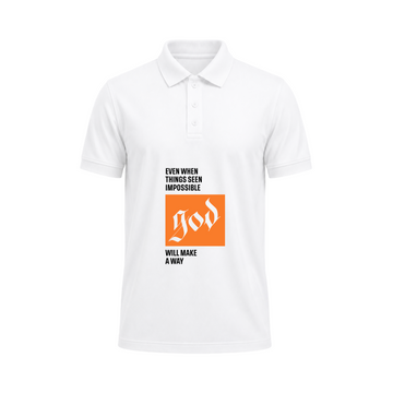 SIIEGE God Will Make A Way Polo T-Shirt For Men