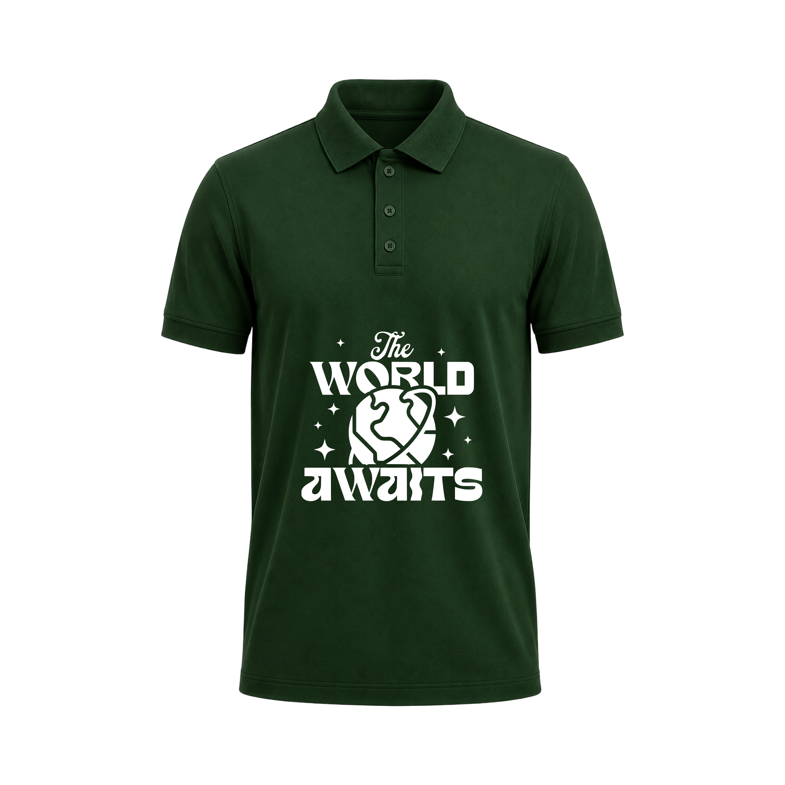 SIIEGE The World Awaits Polo T-Shirt For Men