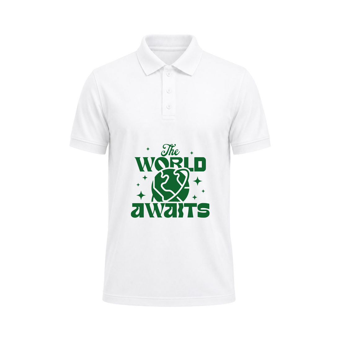 SIIEGE The World Awaits Polo T-Shirt For Men