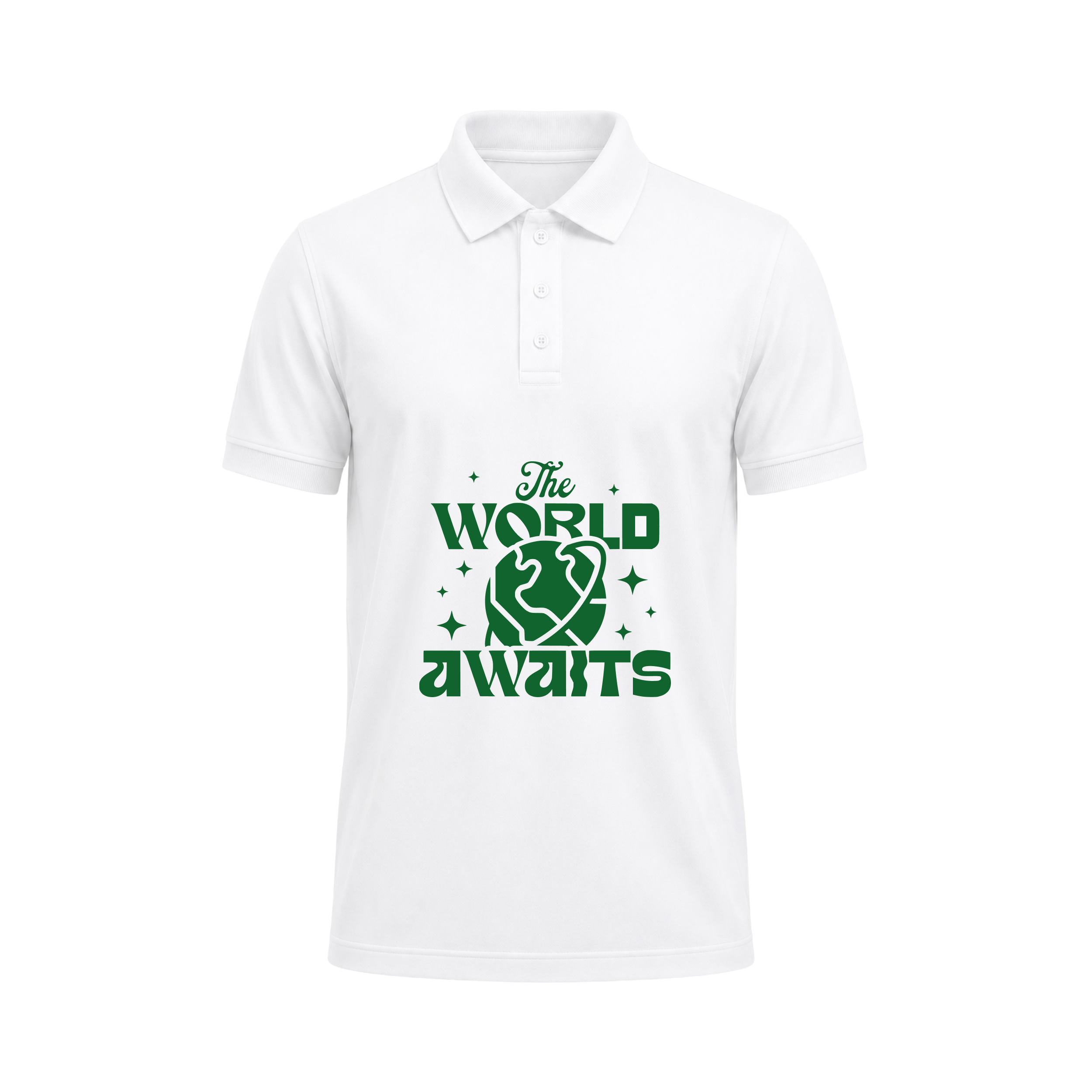 SIIEGE The World Awaits Polo T-Shirt For Men