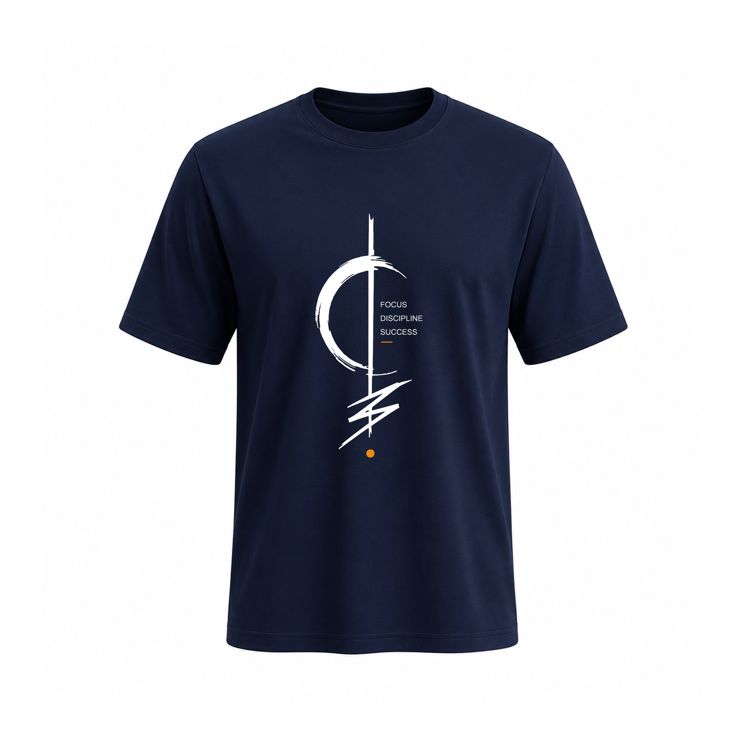 Siiege Focus Discipline Success Cotton T-Shirt for Men
