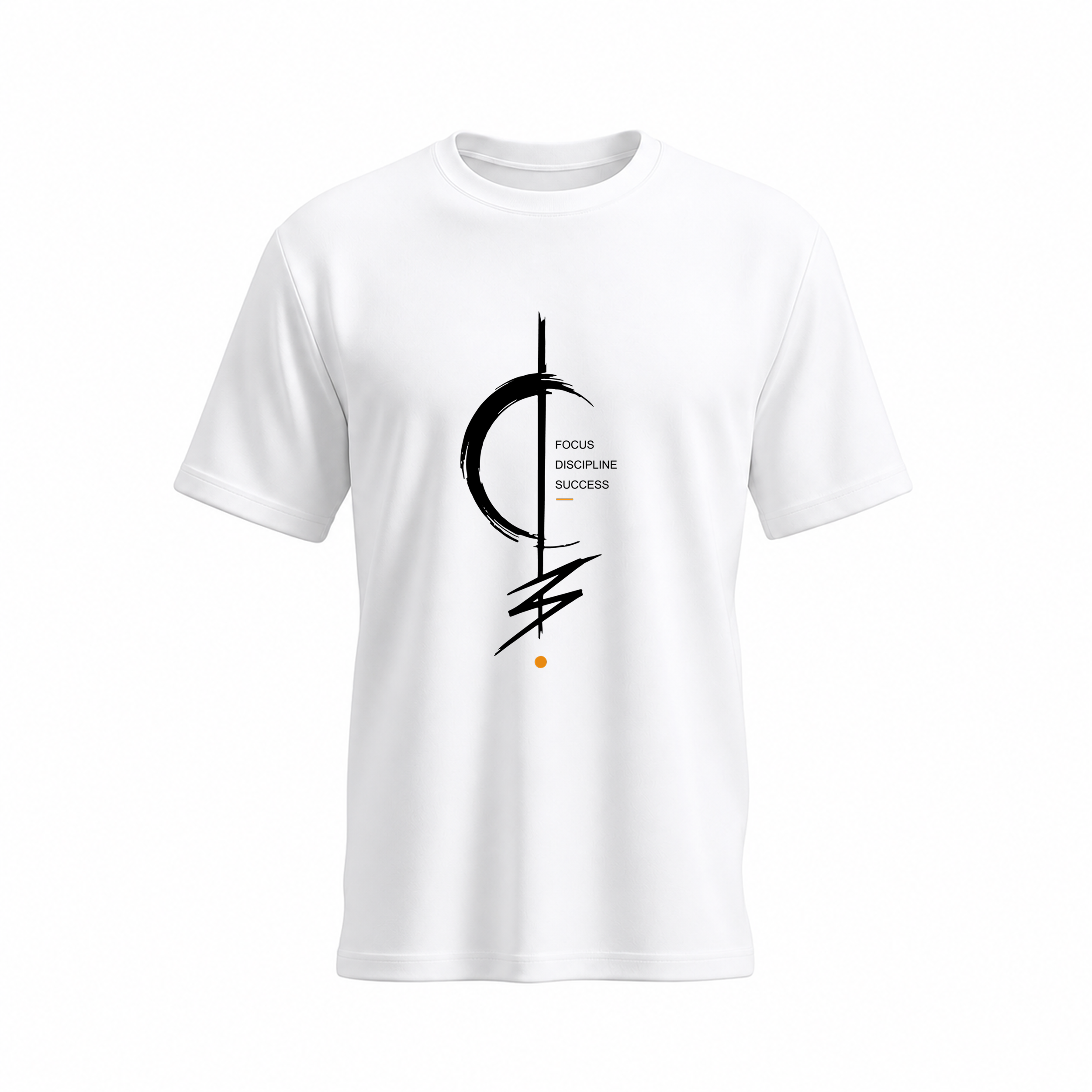 Siiege Focus Discipline Success Cotton T-Shirt for Men