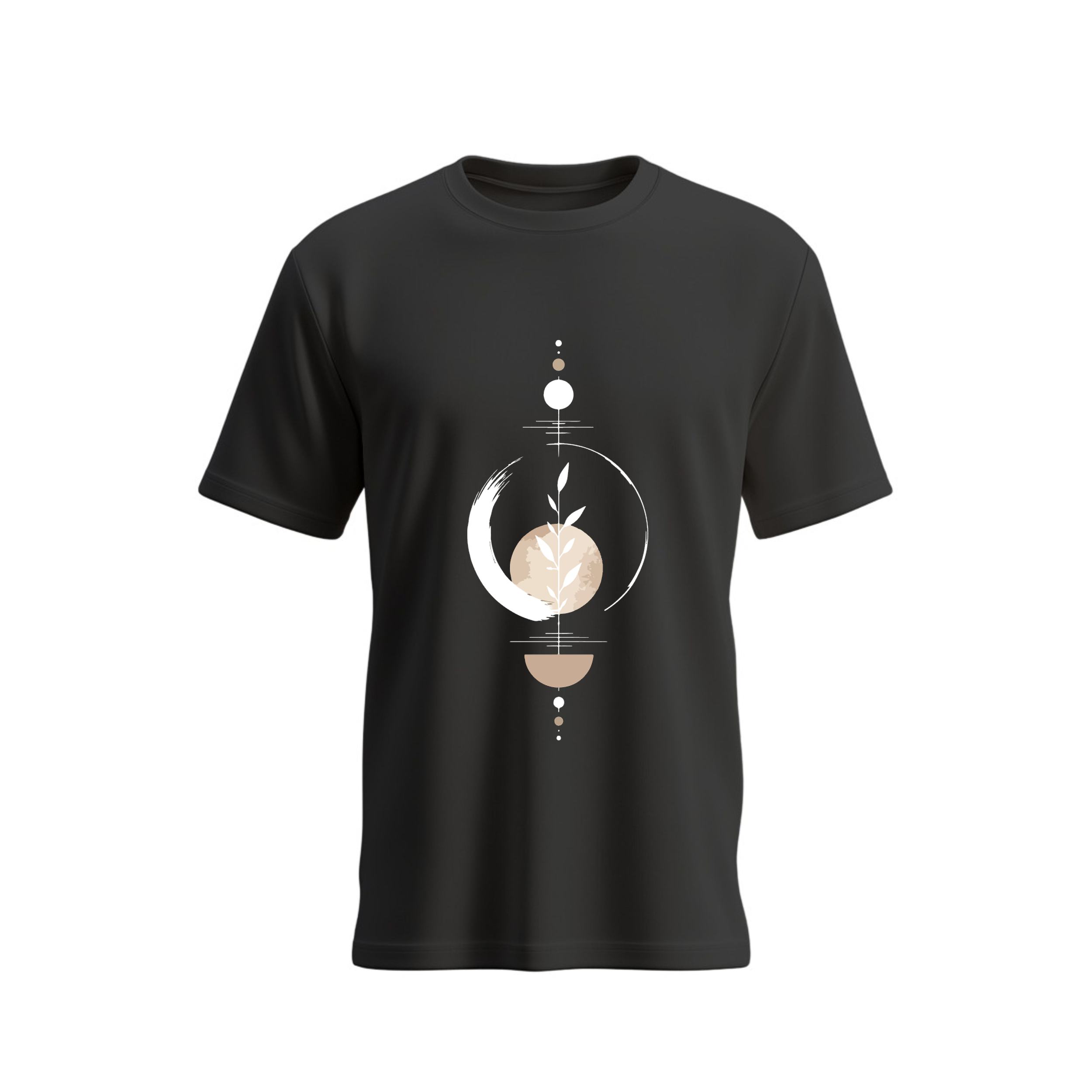 SIIEGE Botanical Moon Soft Cotton T-Shirt For Men
