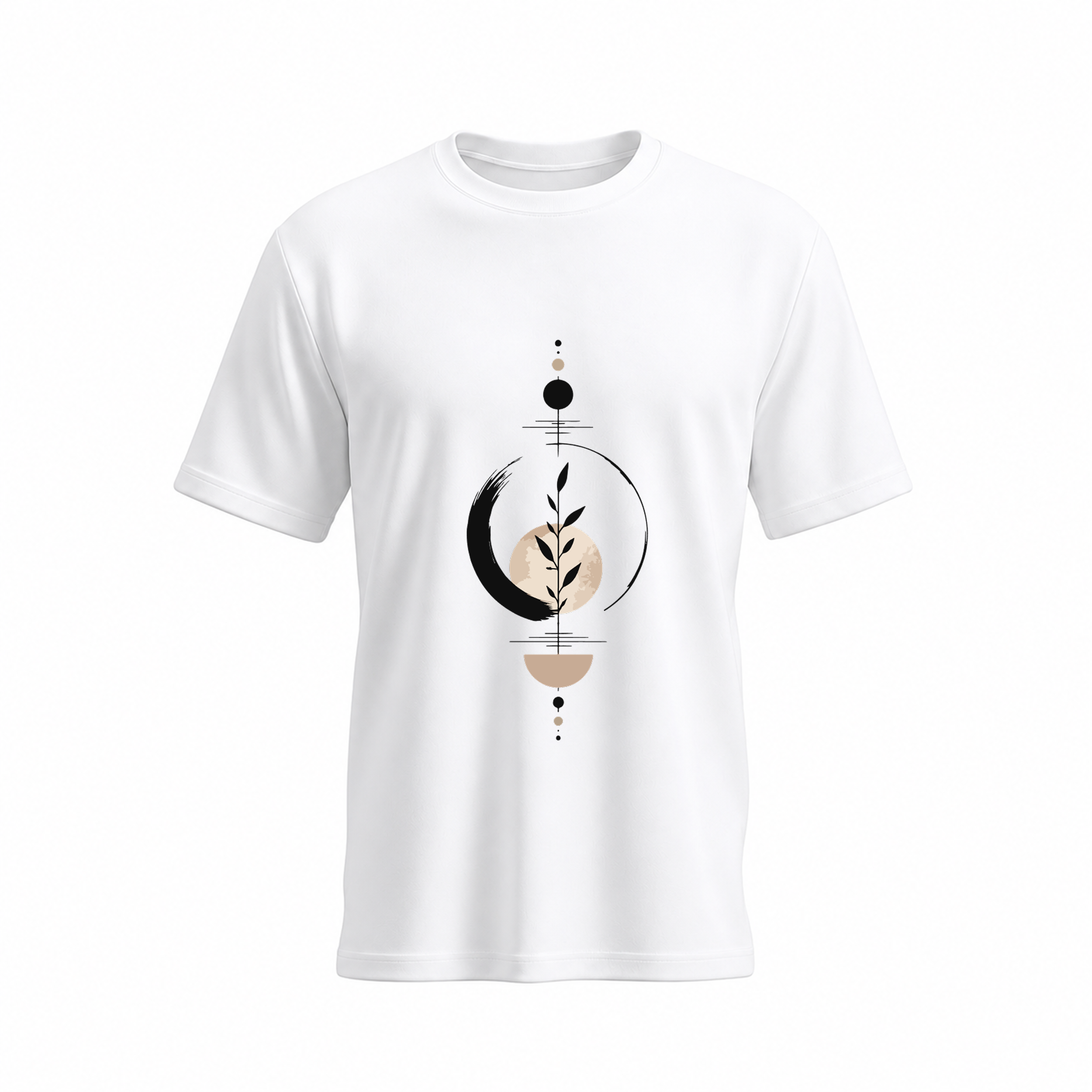 SIIEGE Botanical Moon Soft Cotton T-Shirt For Men