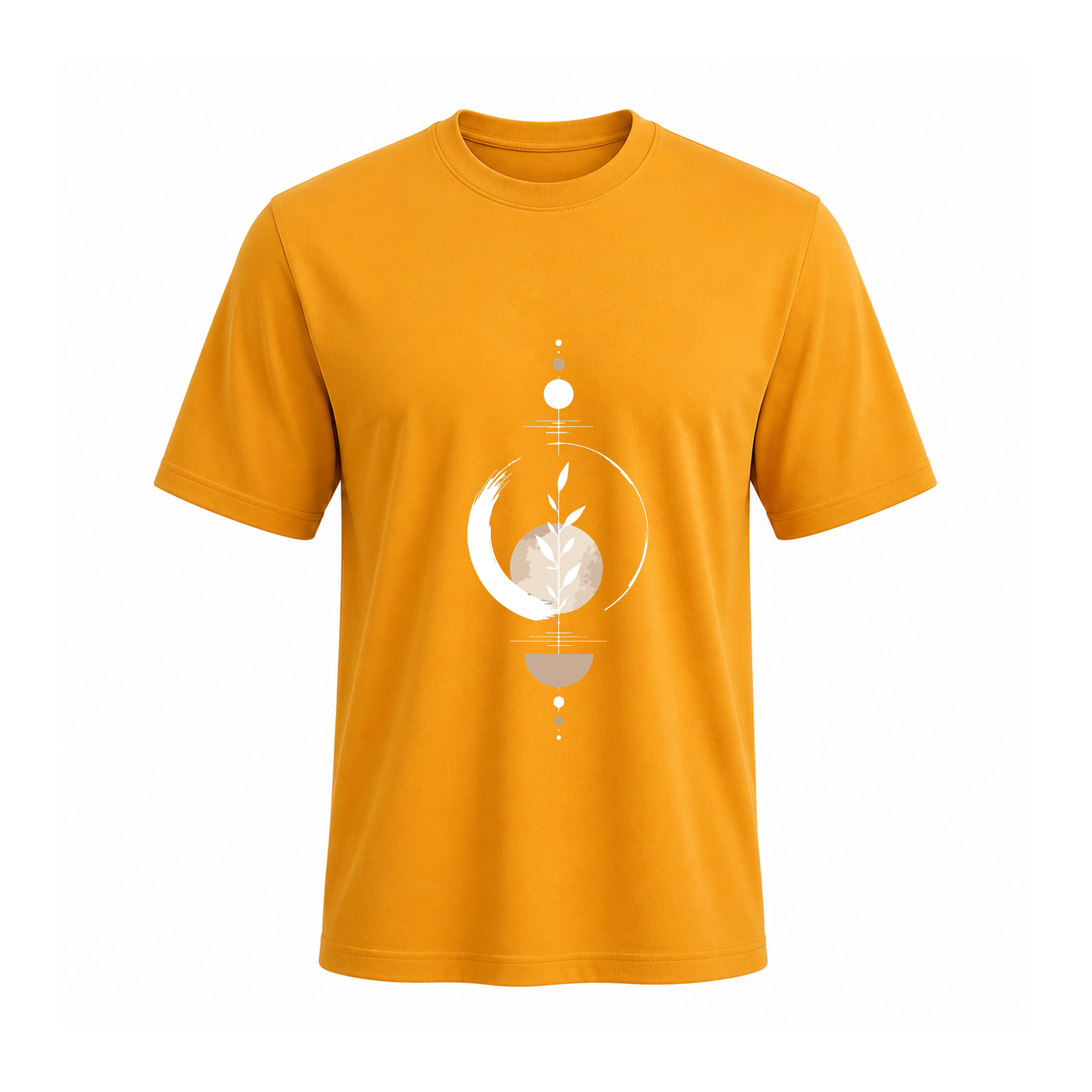 SIIEGE Botanical Moon Soft Cotton T-Shirt For Men