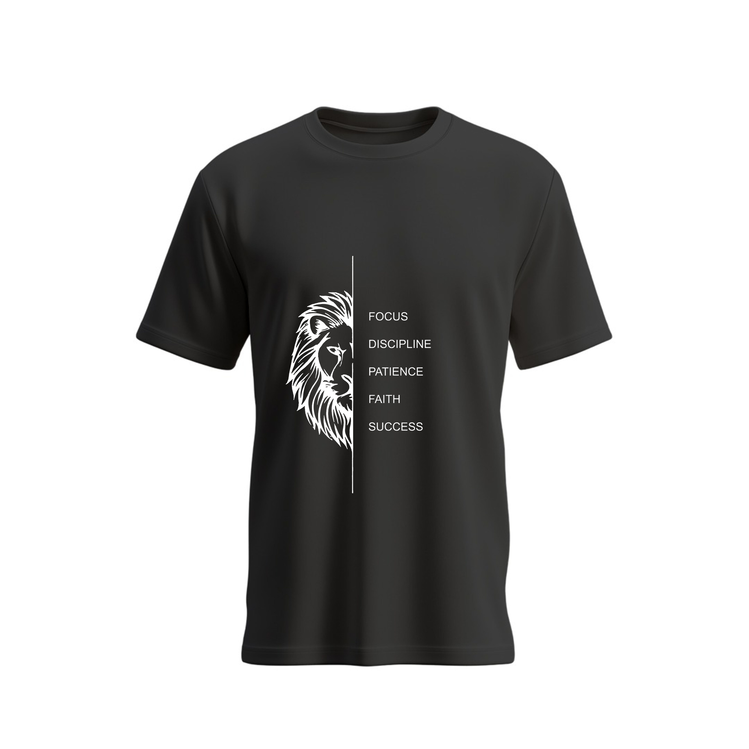 SIIEGE Lion Focus Soft Cotton T-Shirt For Men