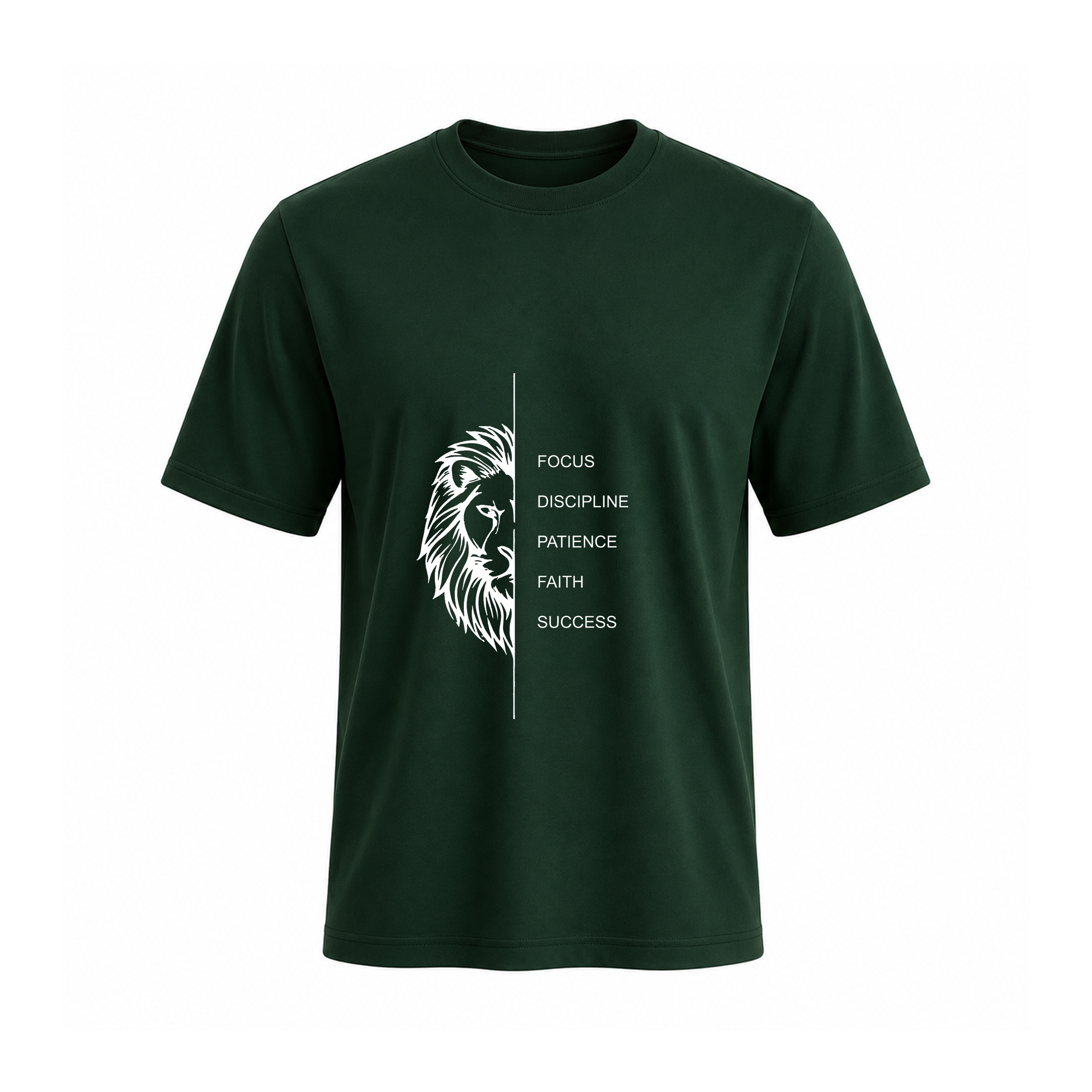 SIIEGE Lion Focus Soft Cotton T-Shirt For Men