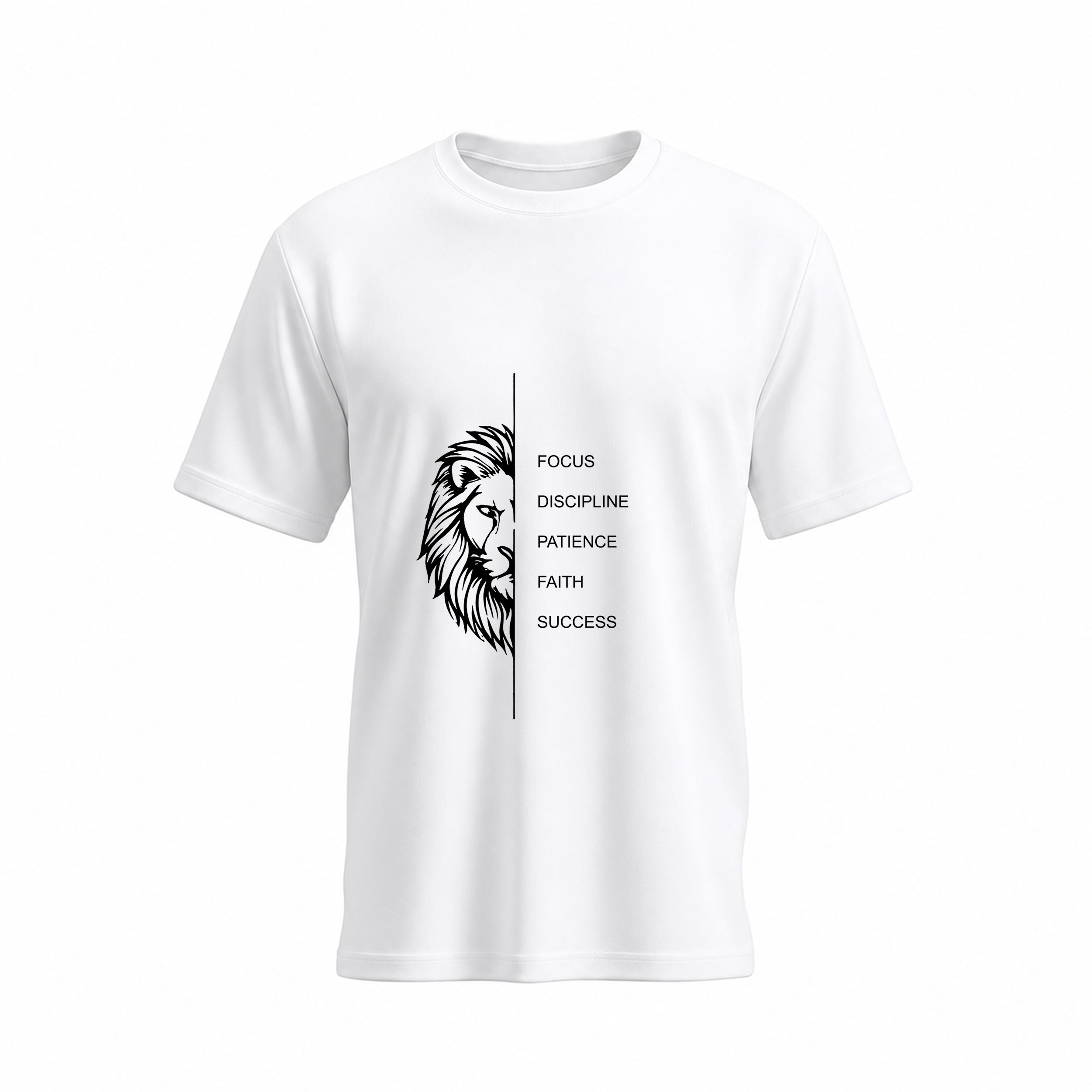 SIIEGE Lion Focus Soft Cotton T-Shirt For Men