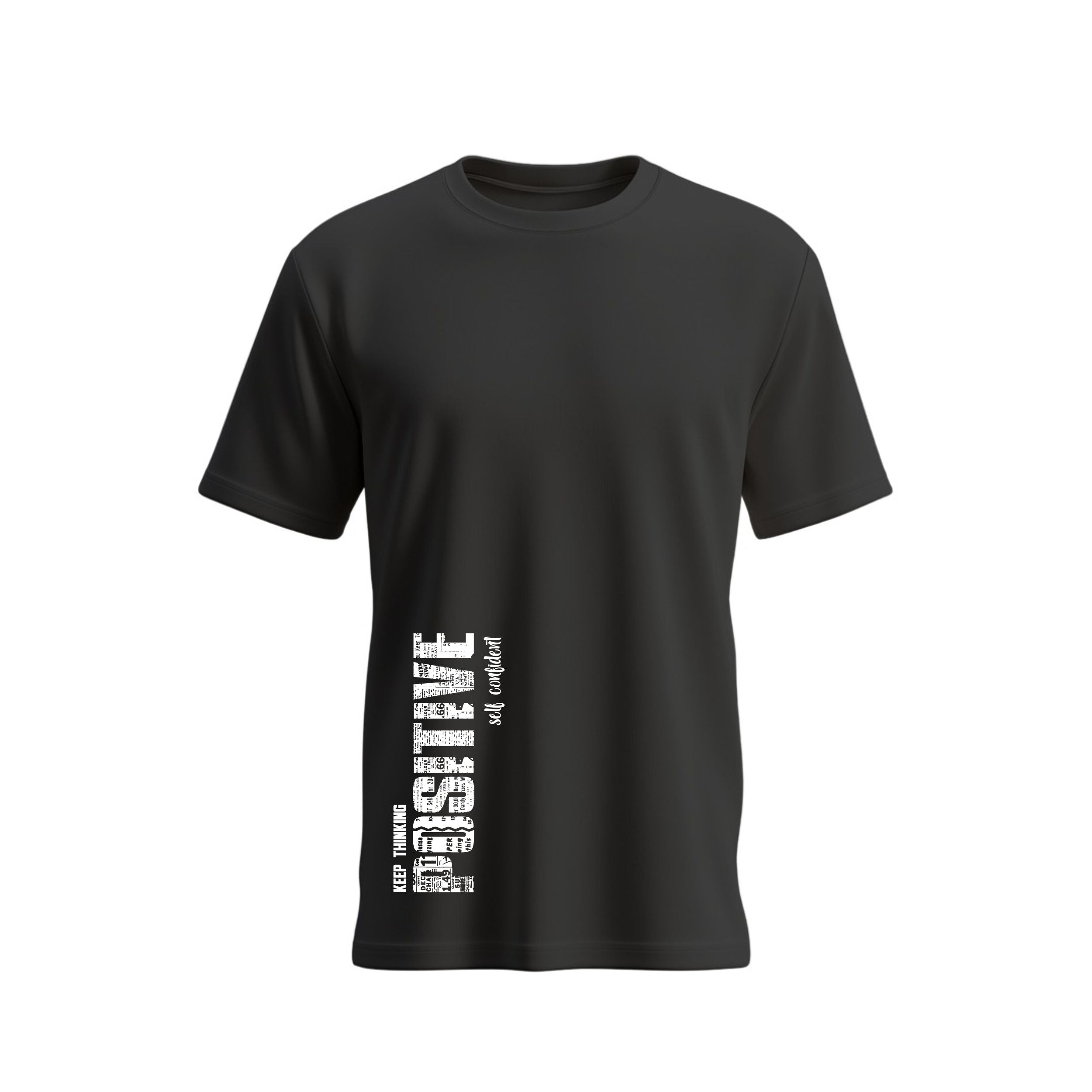 SIIEGE Keep Thinking Possitive Cotton T-Shirt For Men