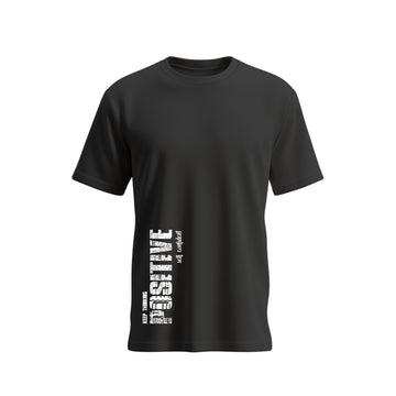 SIIEGE Keep Thinking Possitive Cotton T-Shirt For Men