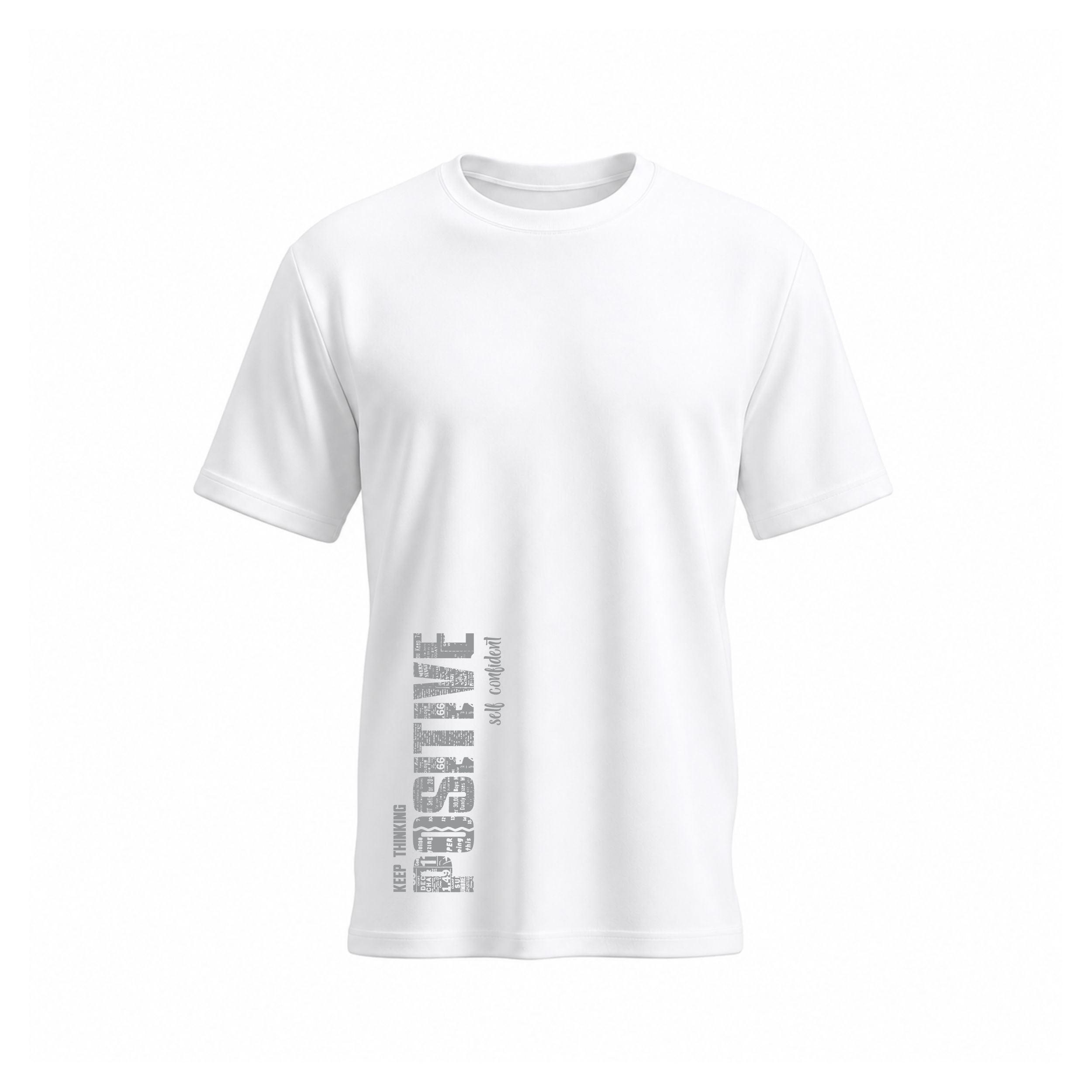 SIIEGE Keep Thinking Possitive Cotton T-Shirt For Men