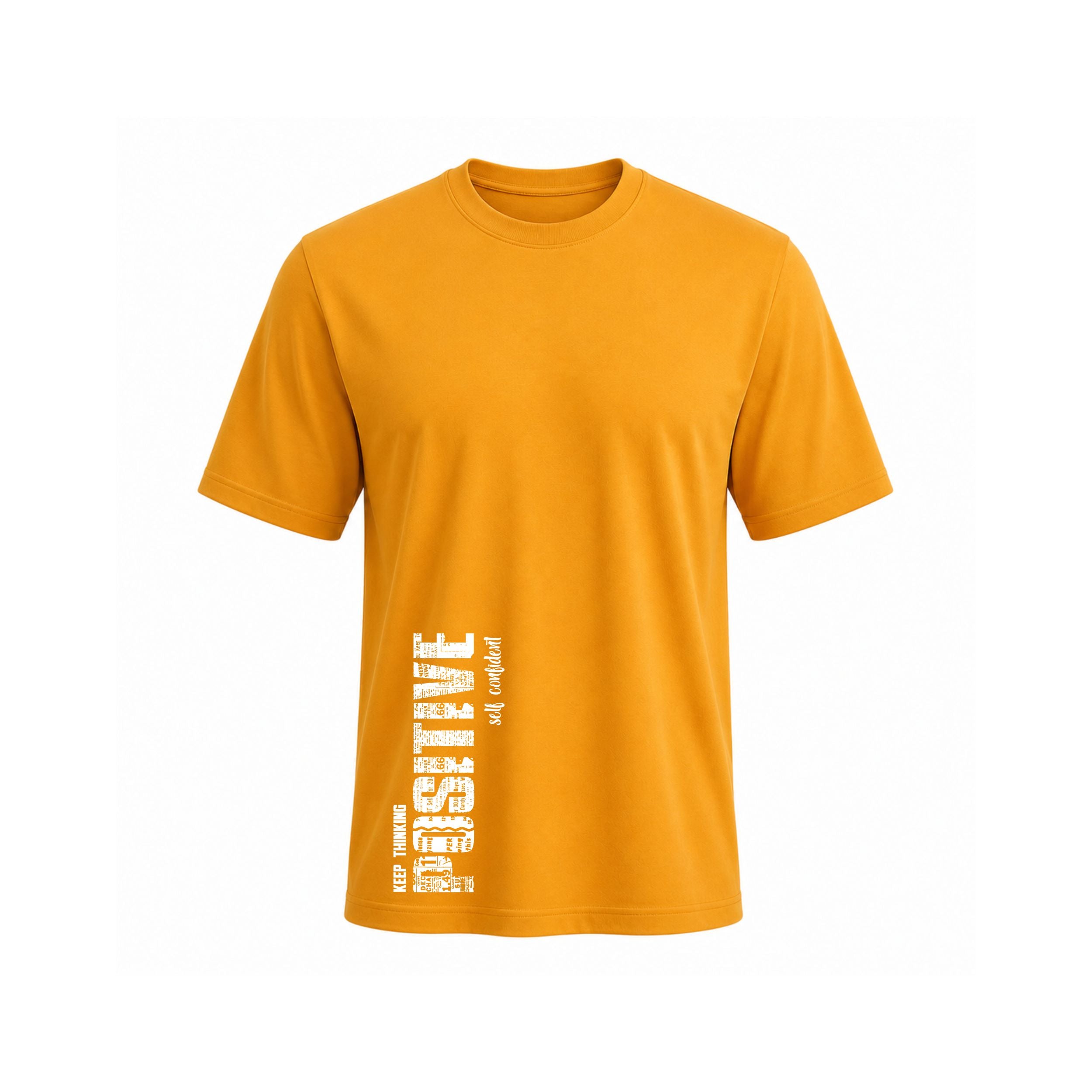 SIIEGE Keep Thinking Possitive Cotton T-Shirt For Men