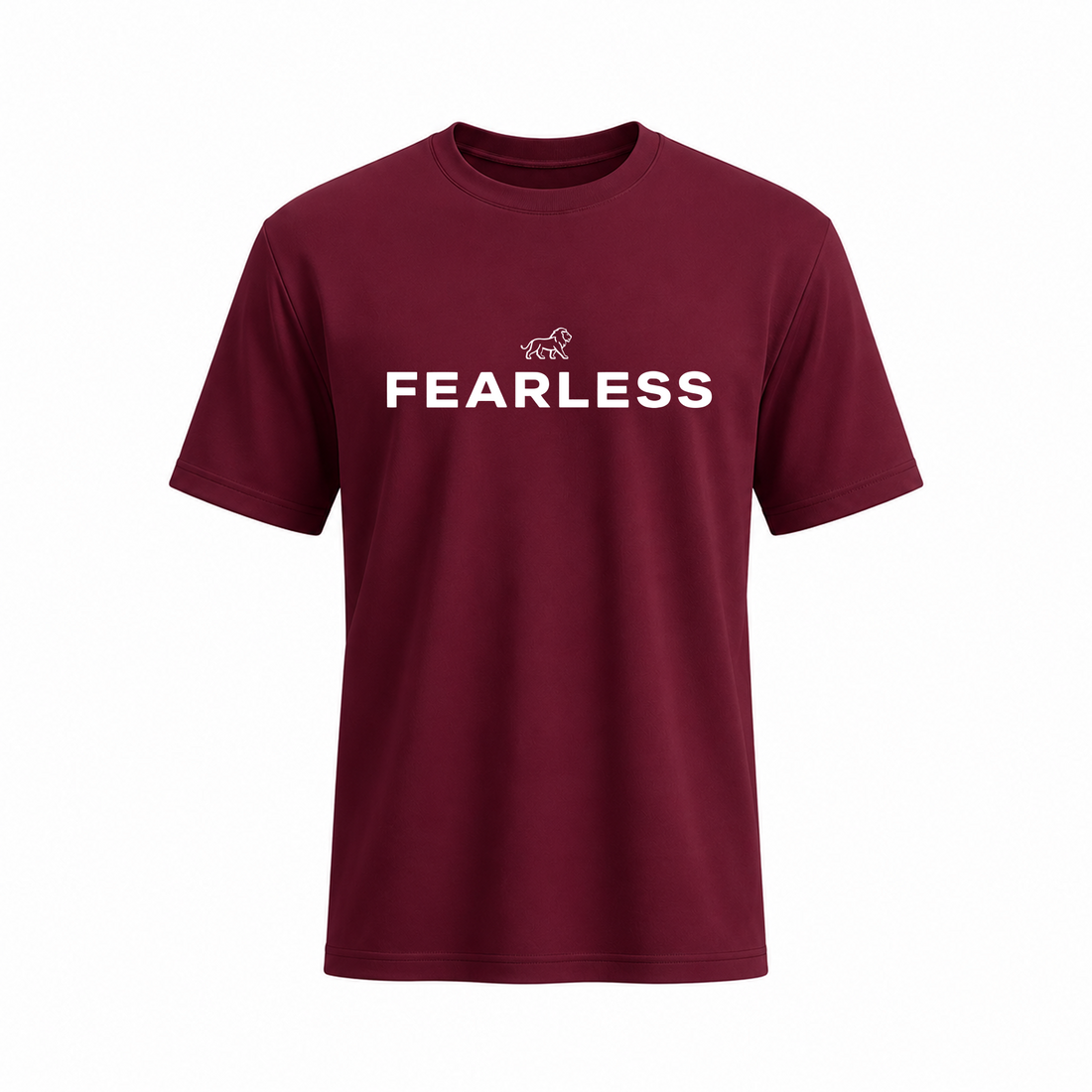 SIIEGE Fearless Lion Soft Cotton T-Shirt For Men