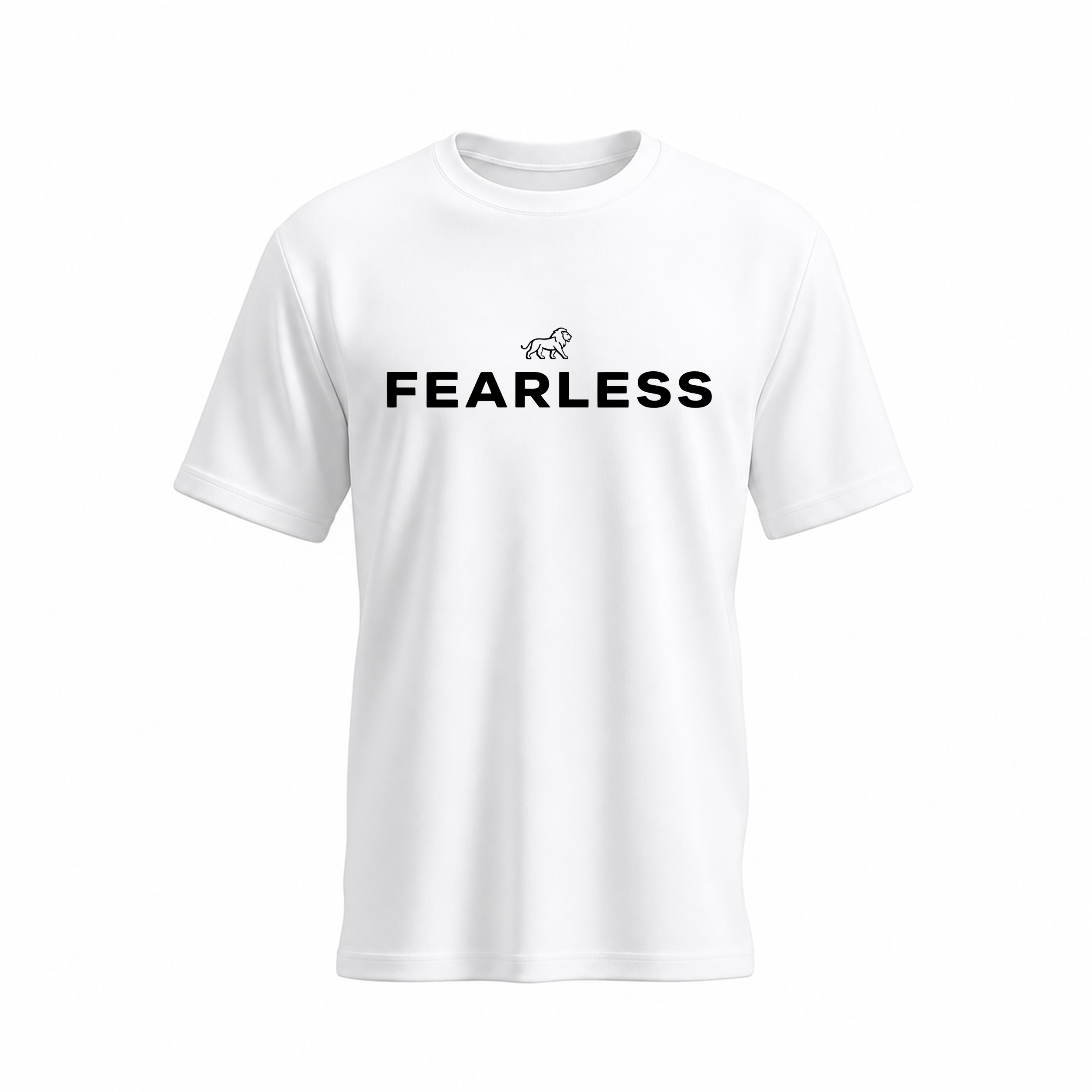 SIIEGE Fearless Lion Soft Cotton T-Shirt For Men
