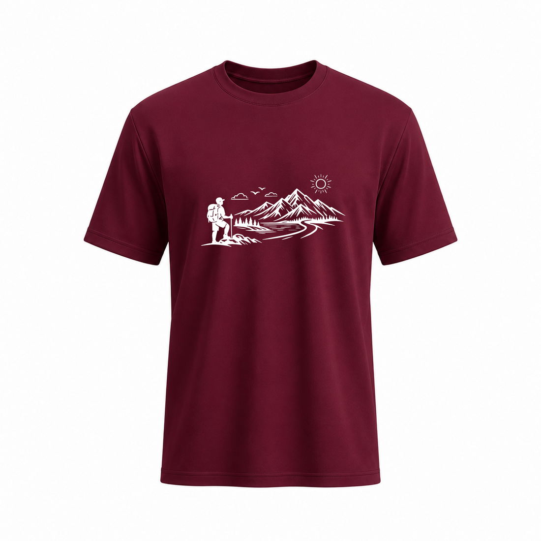 SIIEGE Hiking Adventure Soft Cotton T-Shirt For Men