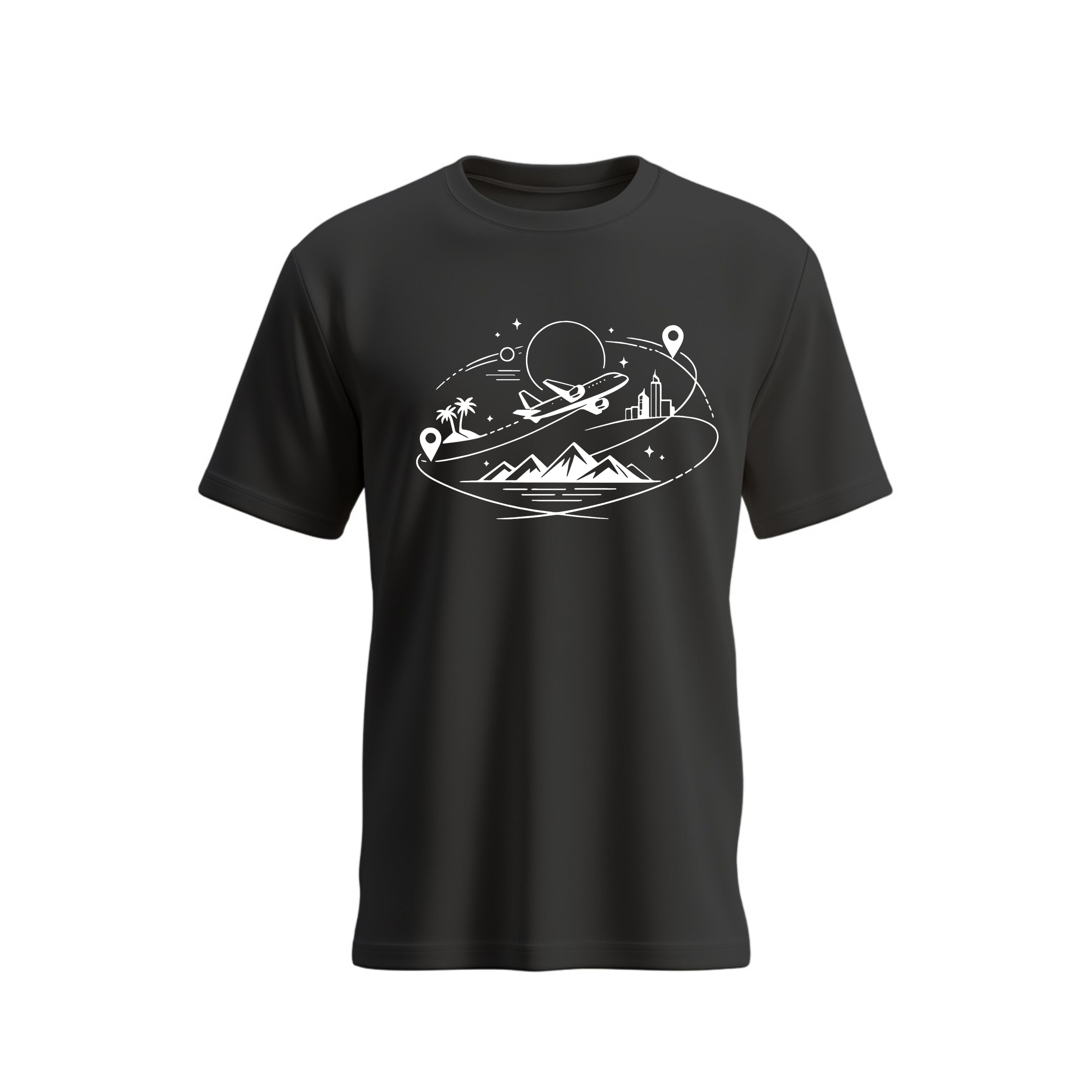 SIIEGE Travel Inspired Soft Cotton T-Shirt For Men