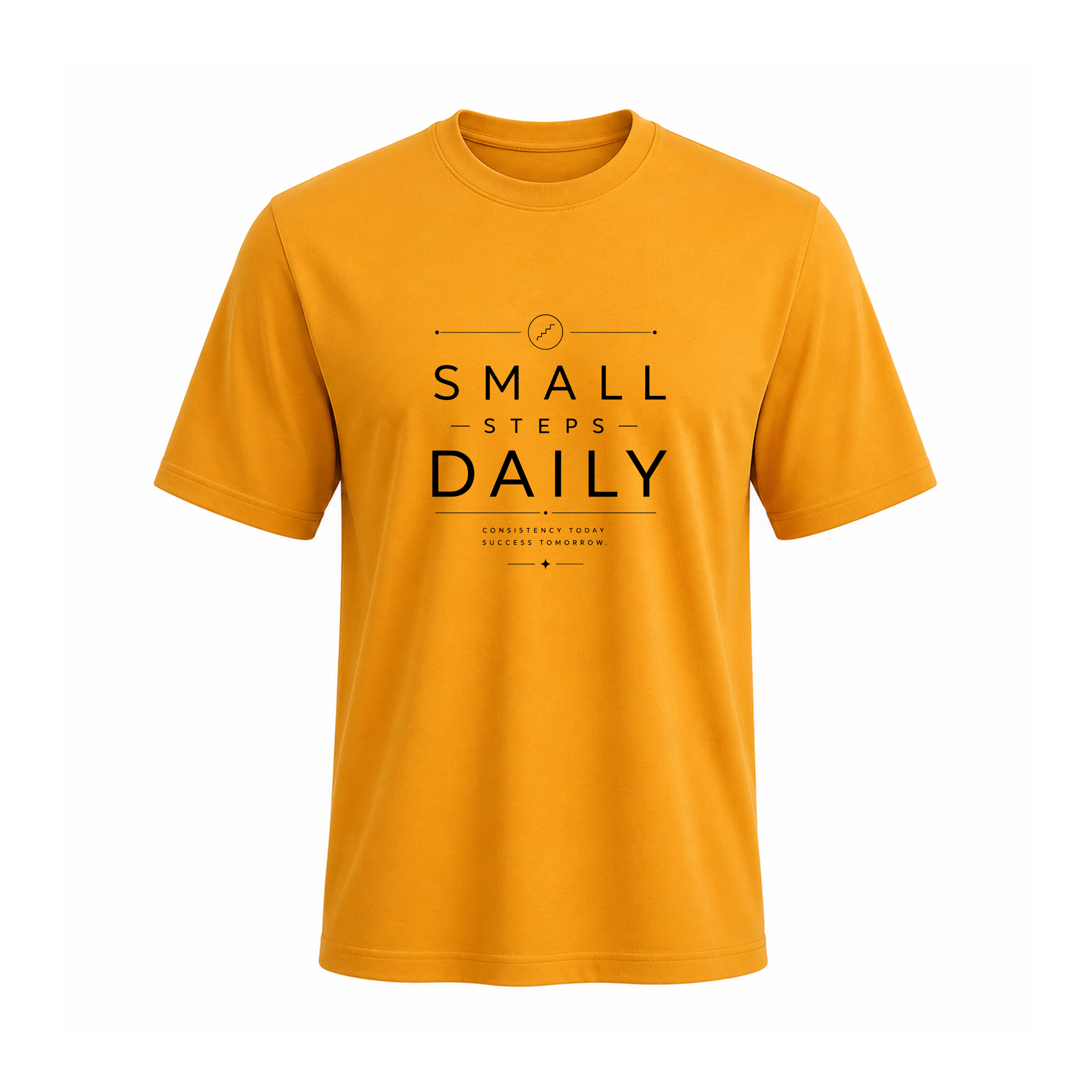 SIIEGE Small Steps Daily Soft Cotton T-Shirt For Men