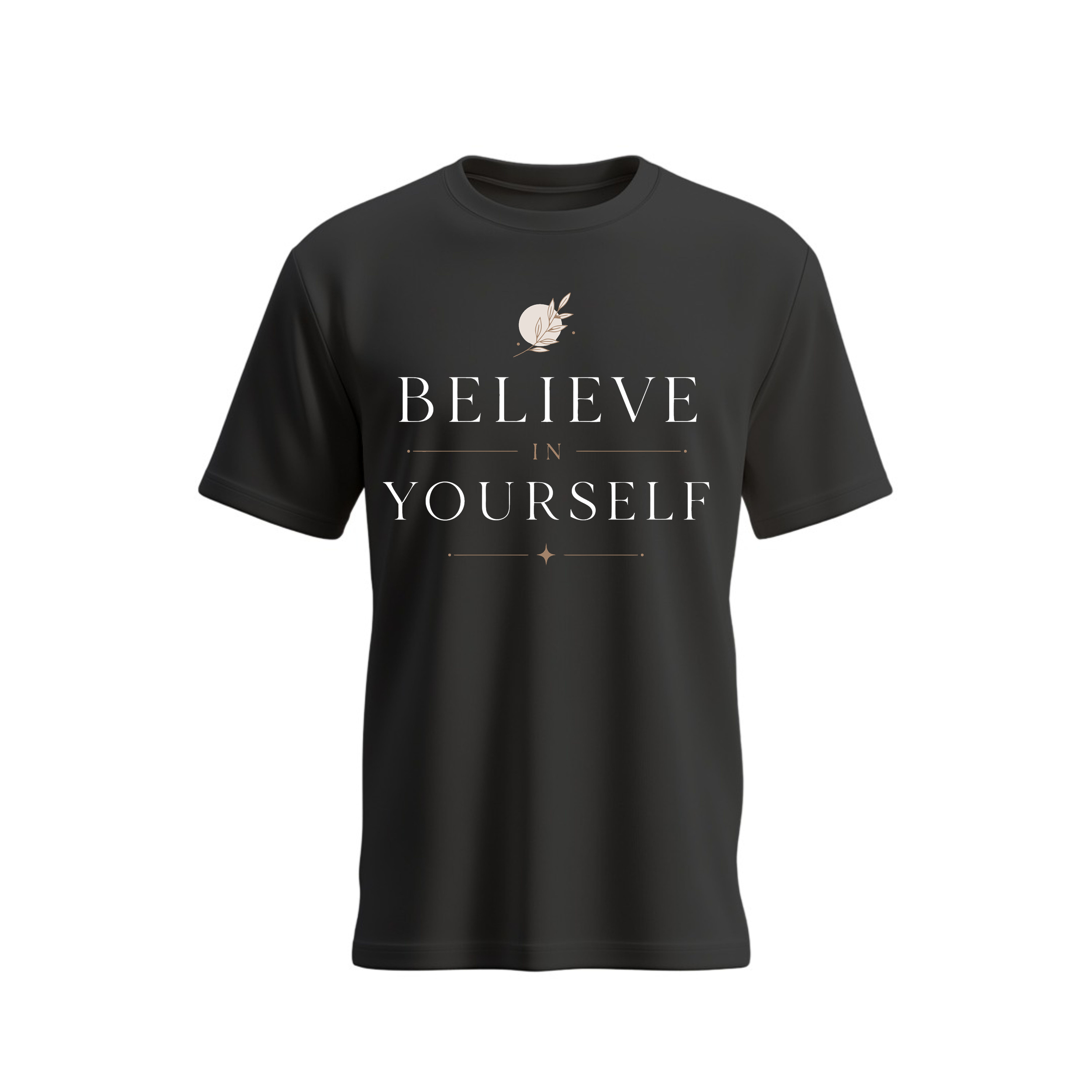 SIIEGE Believe Yourself Soft Cotton T-Shirt For Men