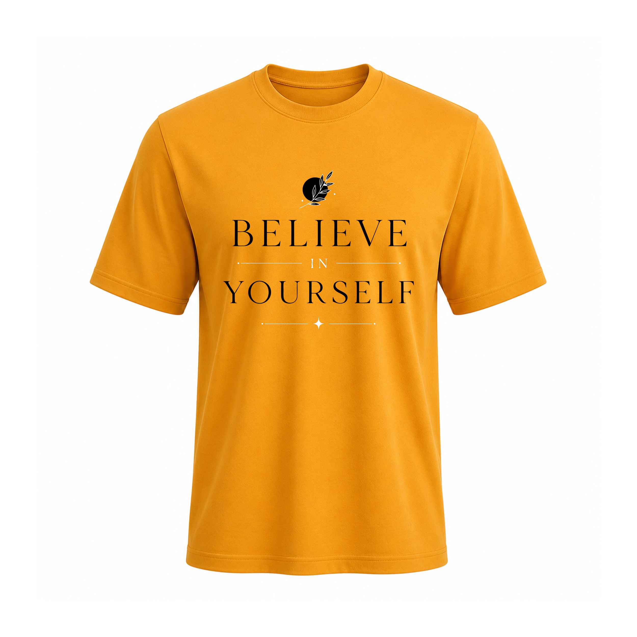 SIIEGE Believe Yourself Soft Cotton T-Shirt For Men