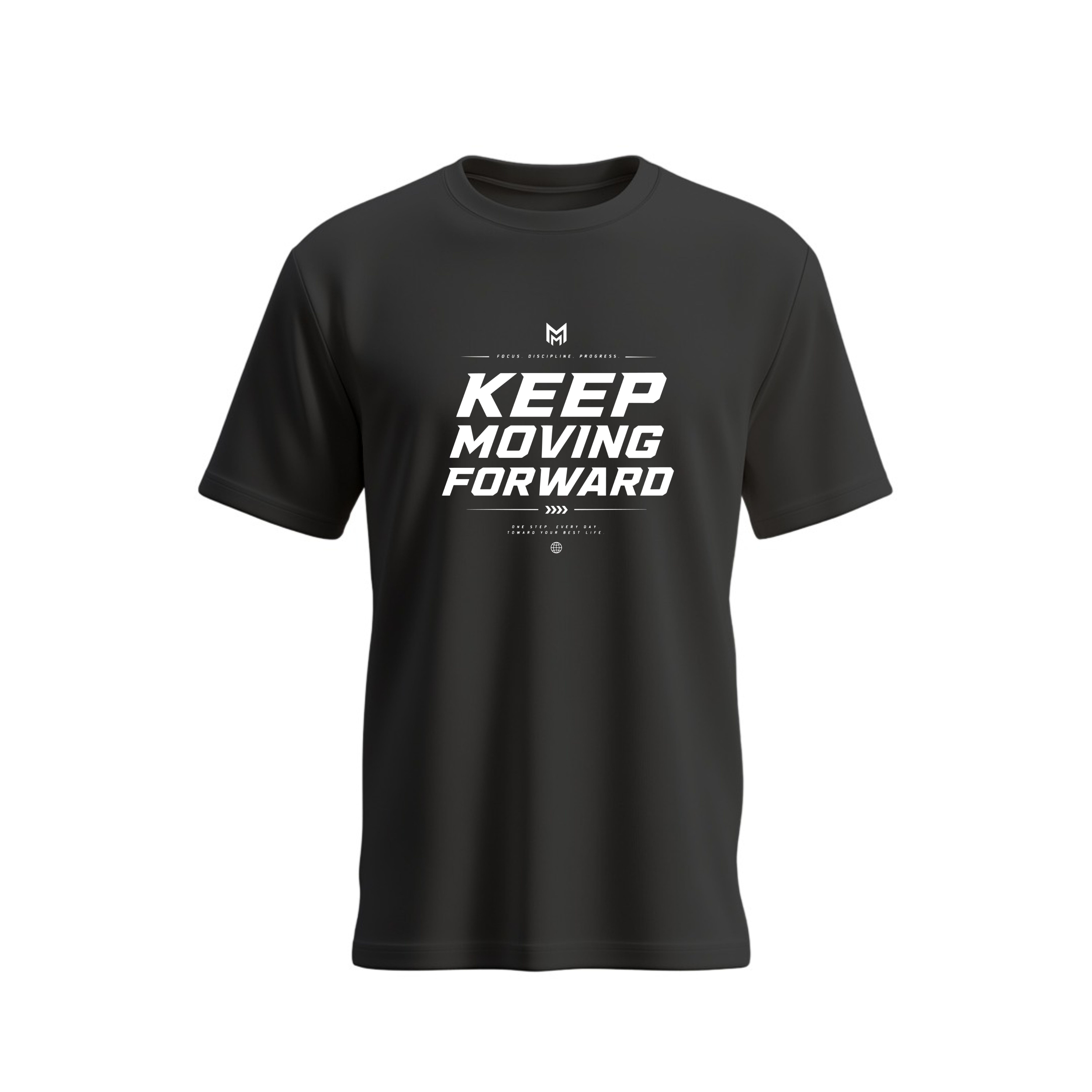 SIIEGE Keep Moving Forward Soft Cotton T-Shirt For Men
