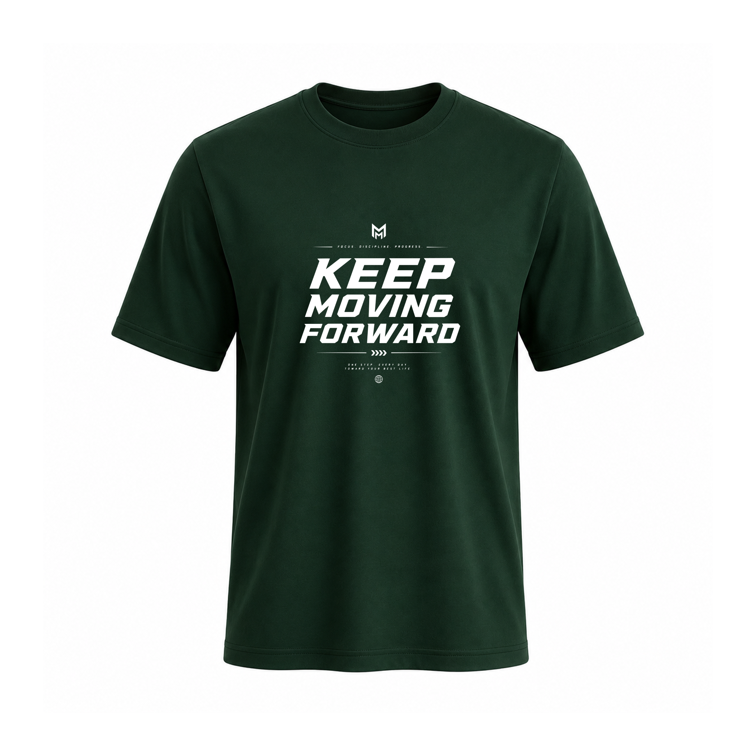 SIIEGE Keep Moving Forward Soft Cotton T-Shirt For Men