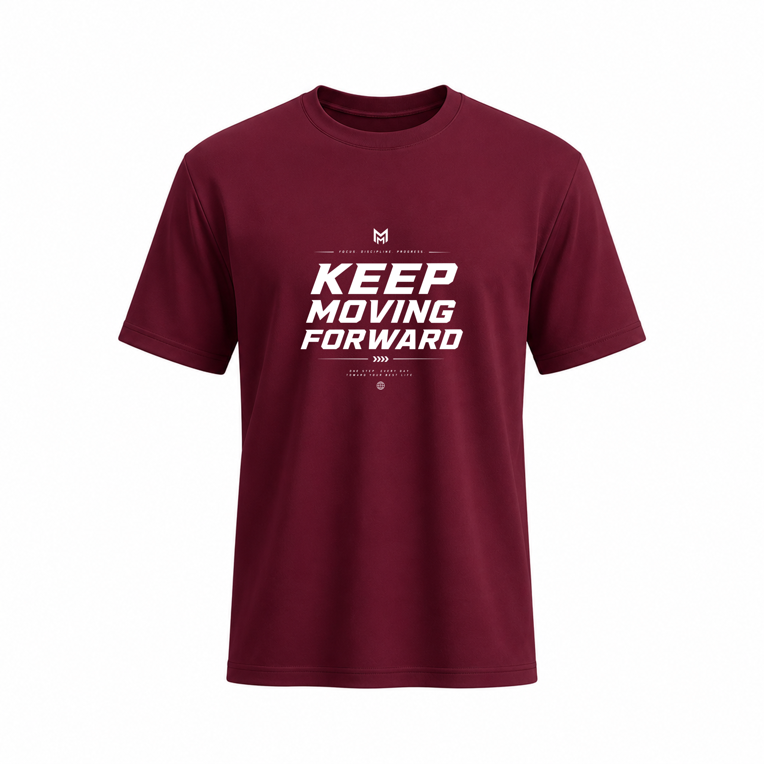 SIIEGE Keep Moving Forward Soft Cotton T-Shirt For Men
