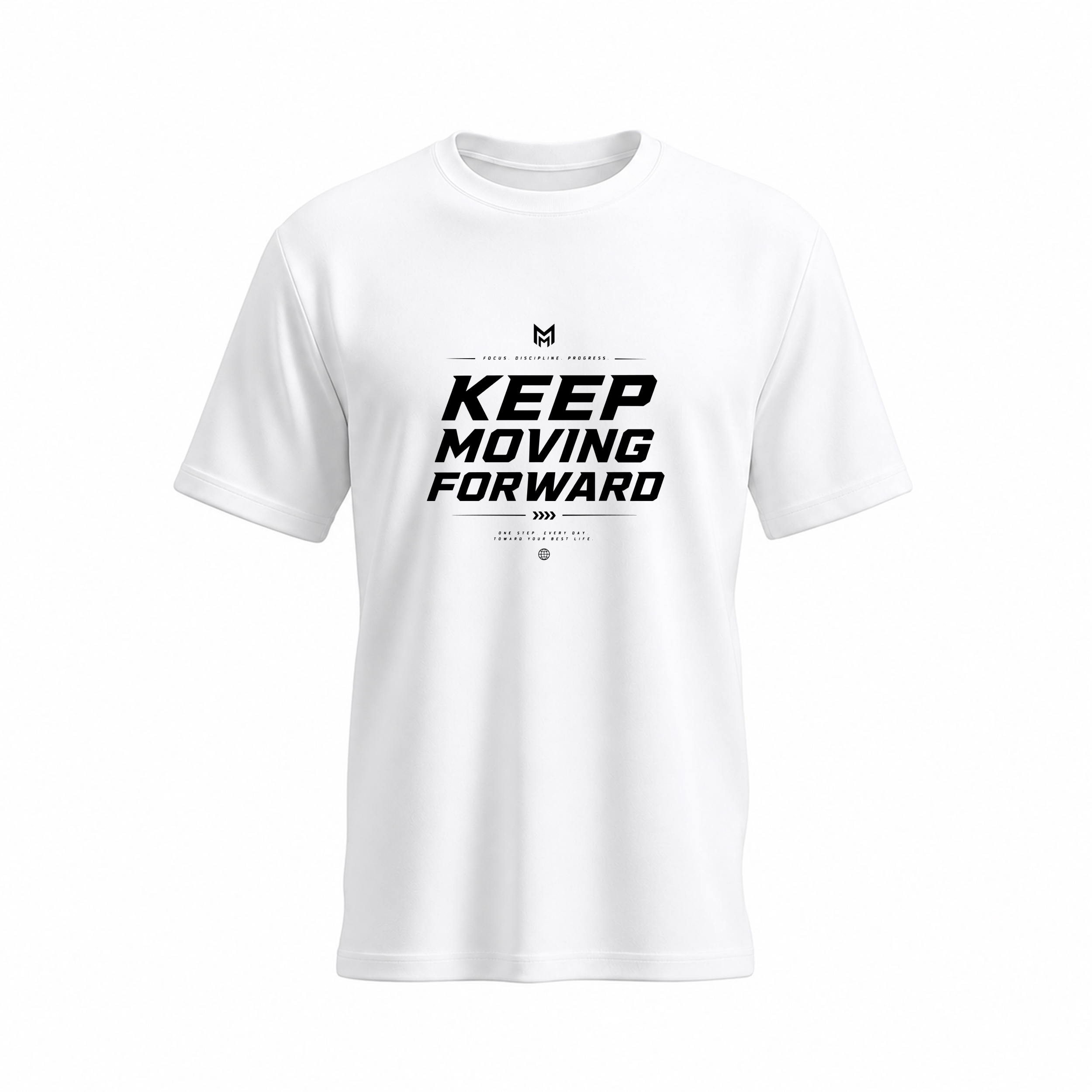 SIIEGE Keep Moving Forward Soft Cotton T-Shirt For Men
