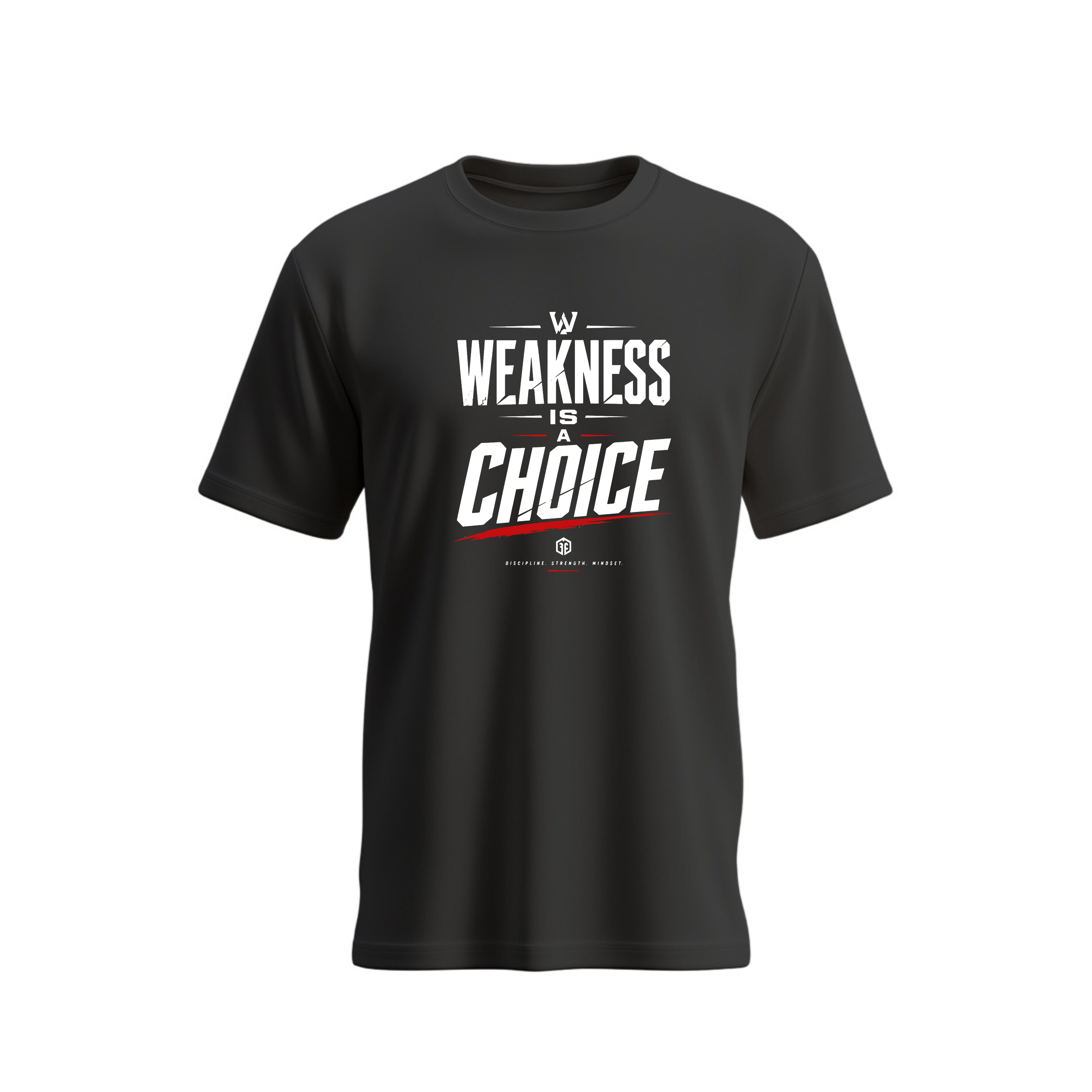 SIIEGE Weakness Is a Choice Soft Cotton T-Shirt For Men