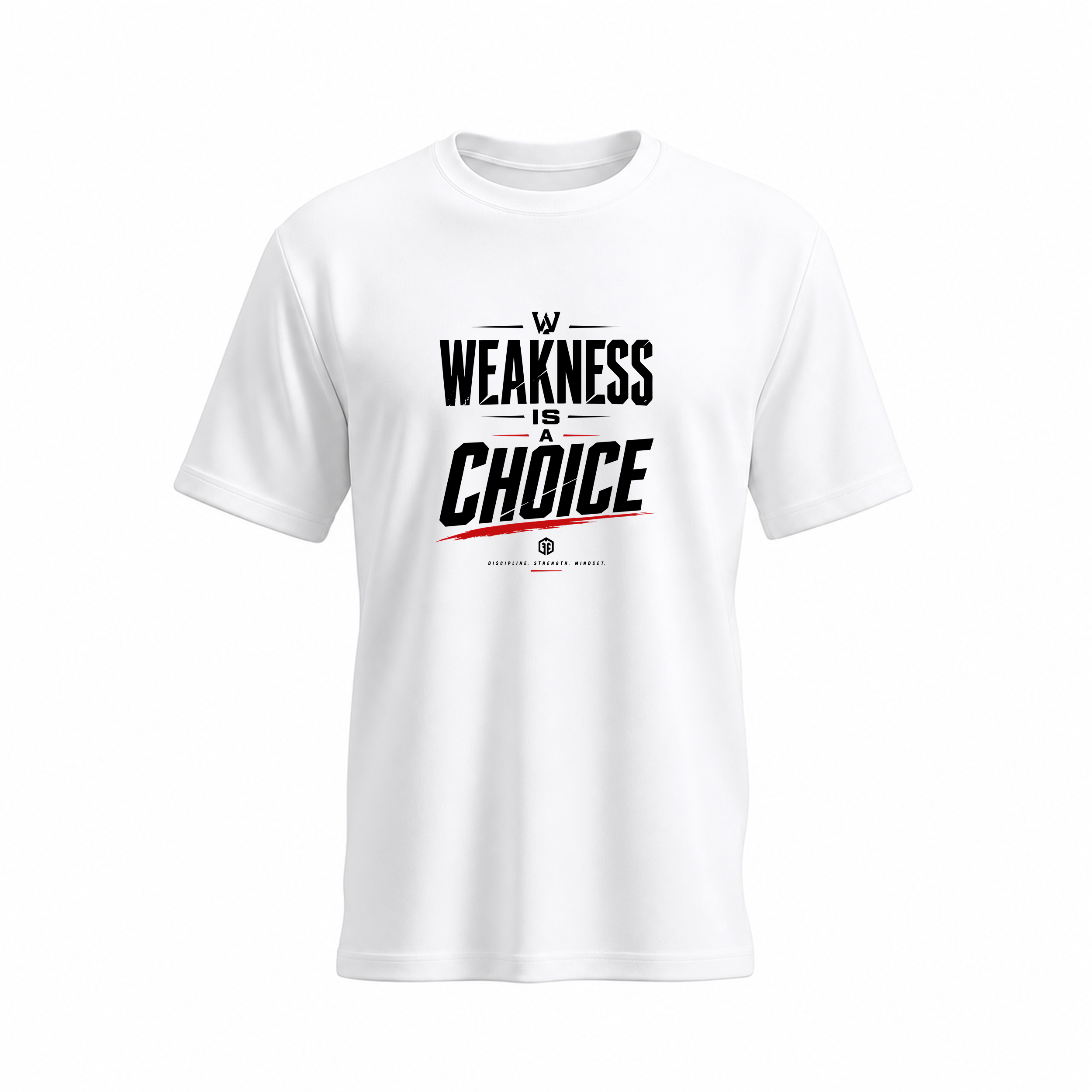 SIIEGE Weakness Is a Choice Soft Cotton T-Shirt For Men