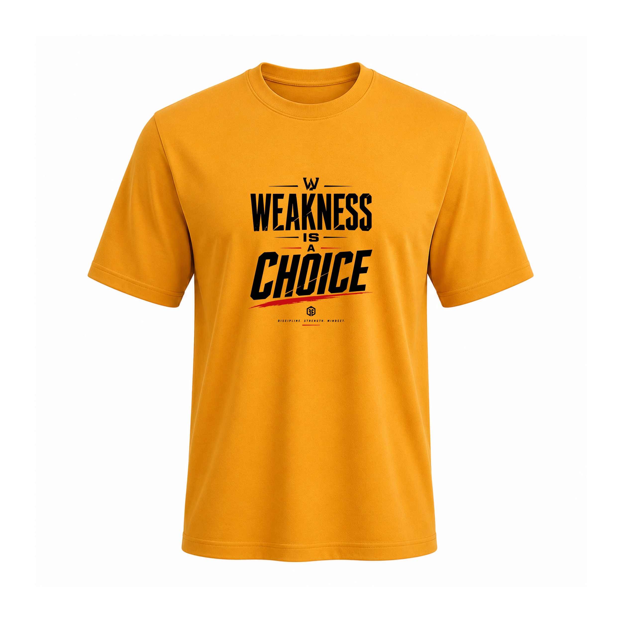 SIIEGE Weakness Is a Choice Soft Cotton T-Shirt For Men