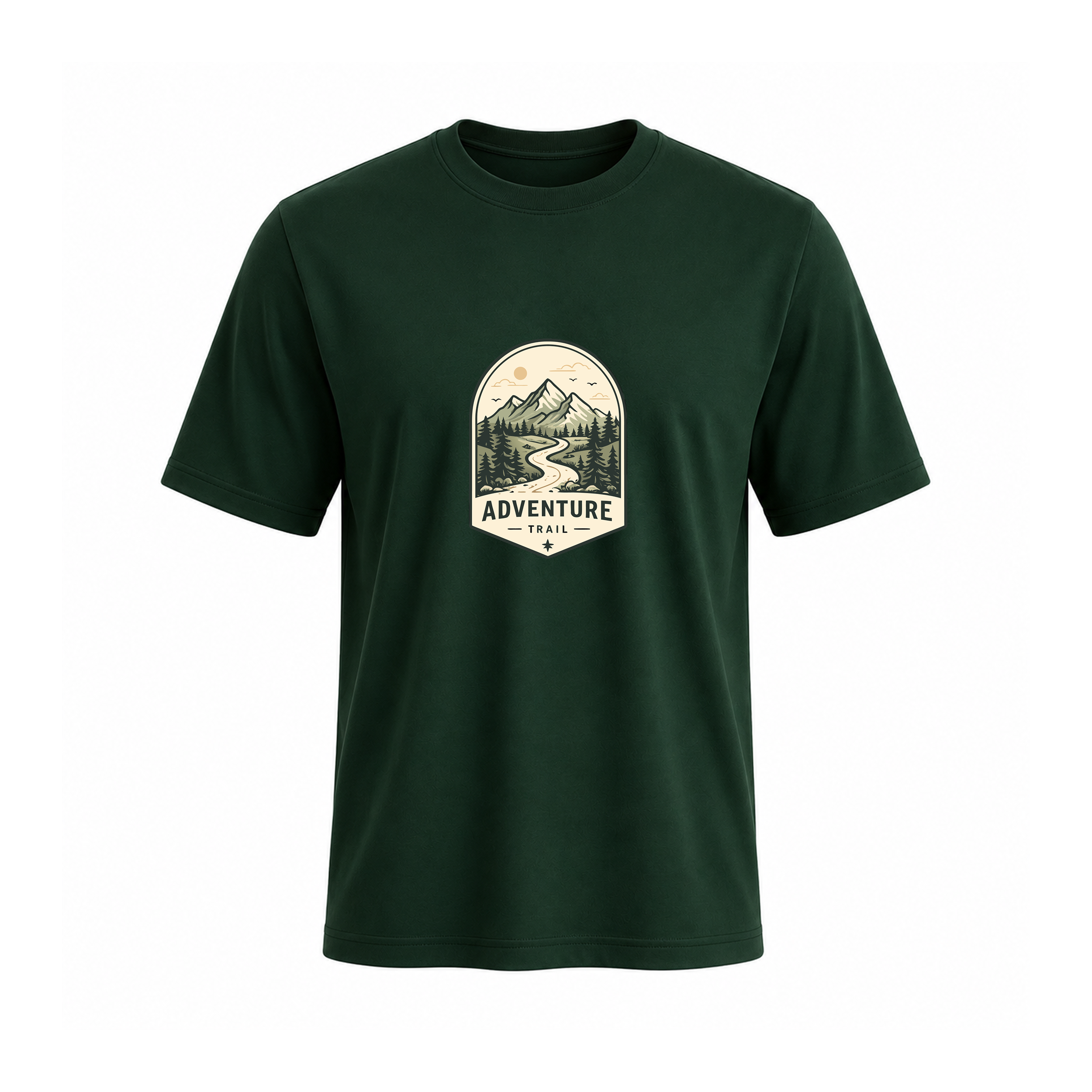 SIIEGE Hiking Trail Inspired Soft Cotton T-Shirt For Men