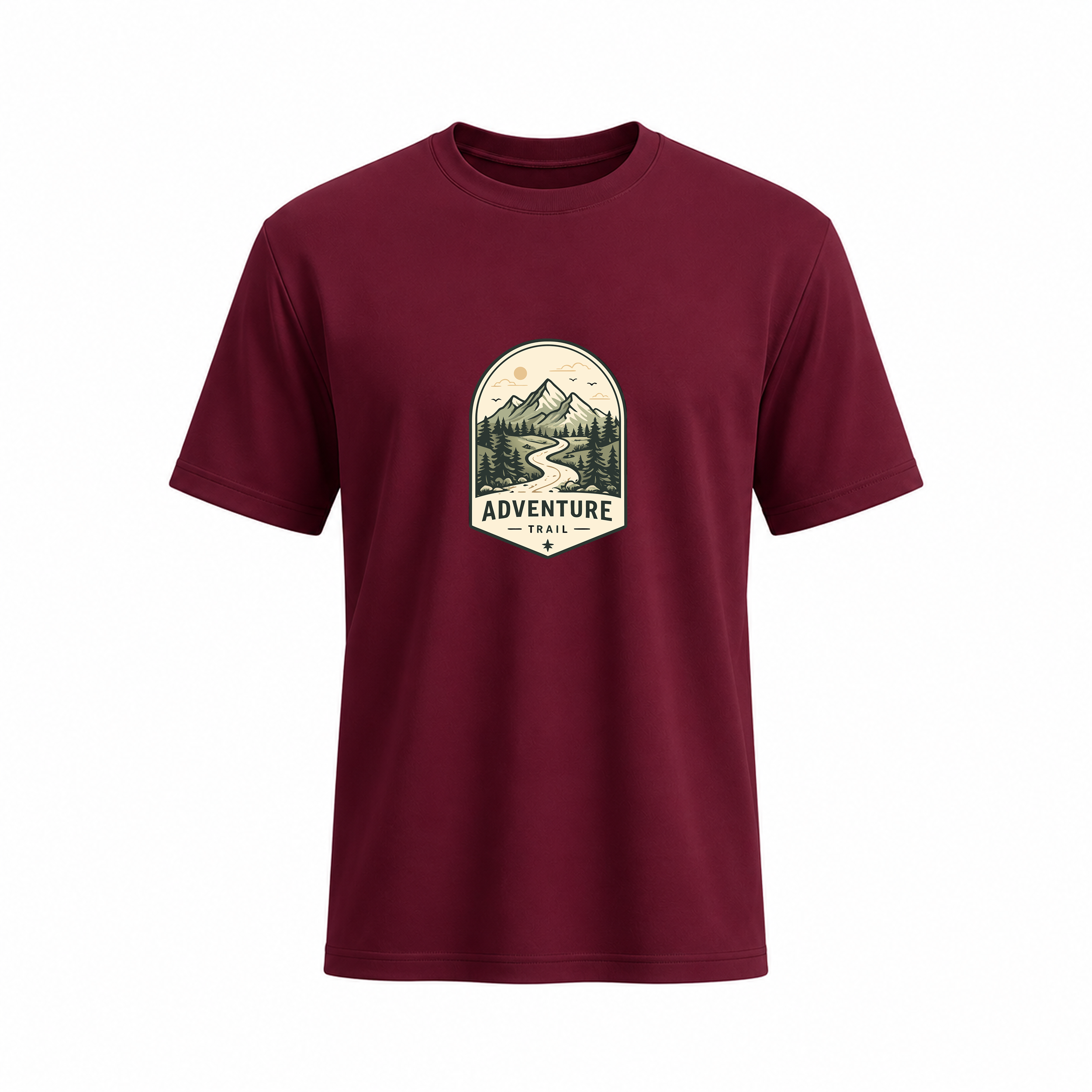 SIIEGE Hiking Trail Inspired Soft Cotton T-Shirt For Men