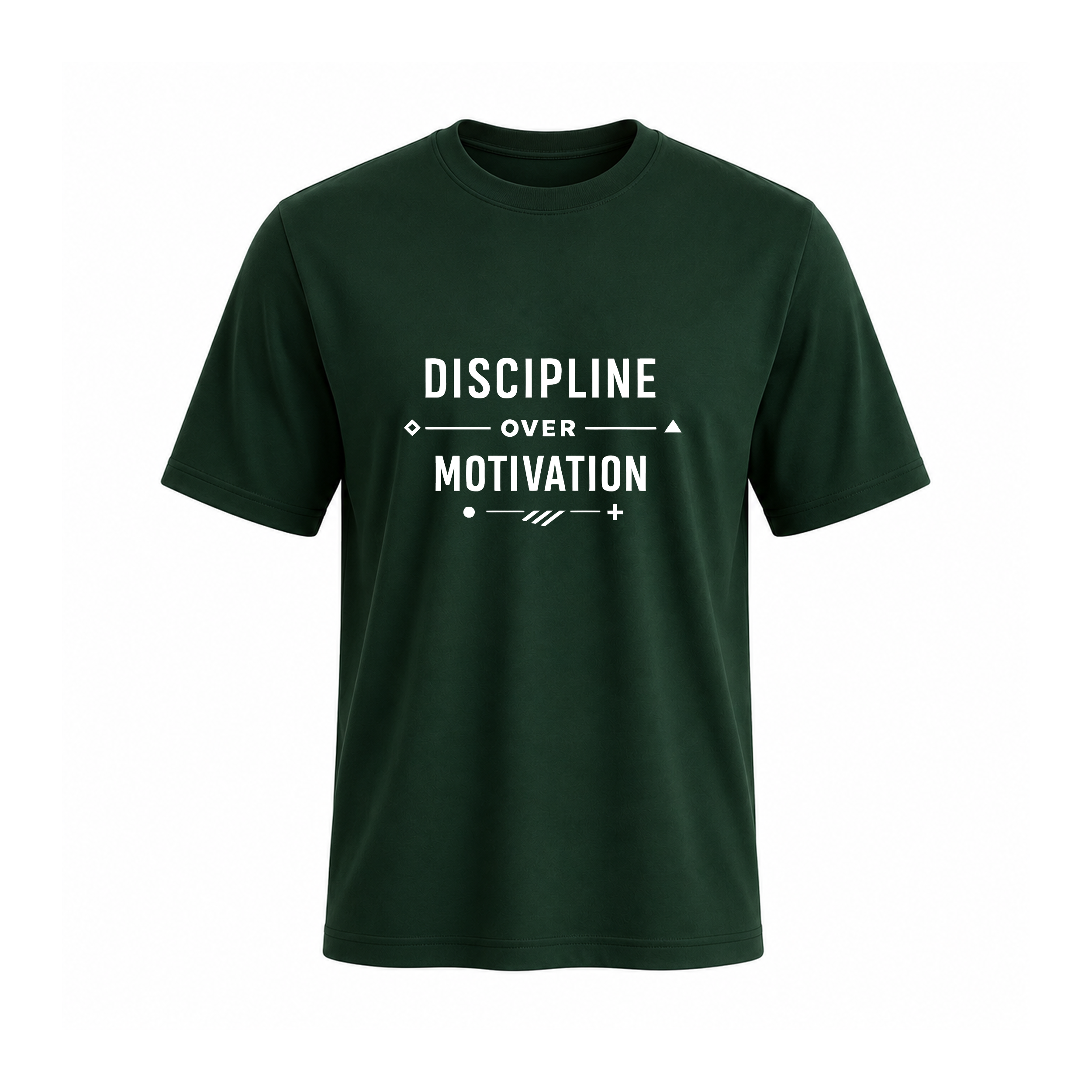 SIIEGE Motivation Typography Soft Cotton T-Shirt For Men